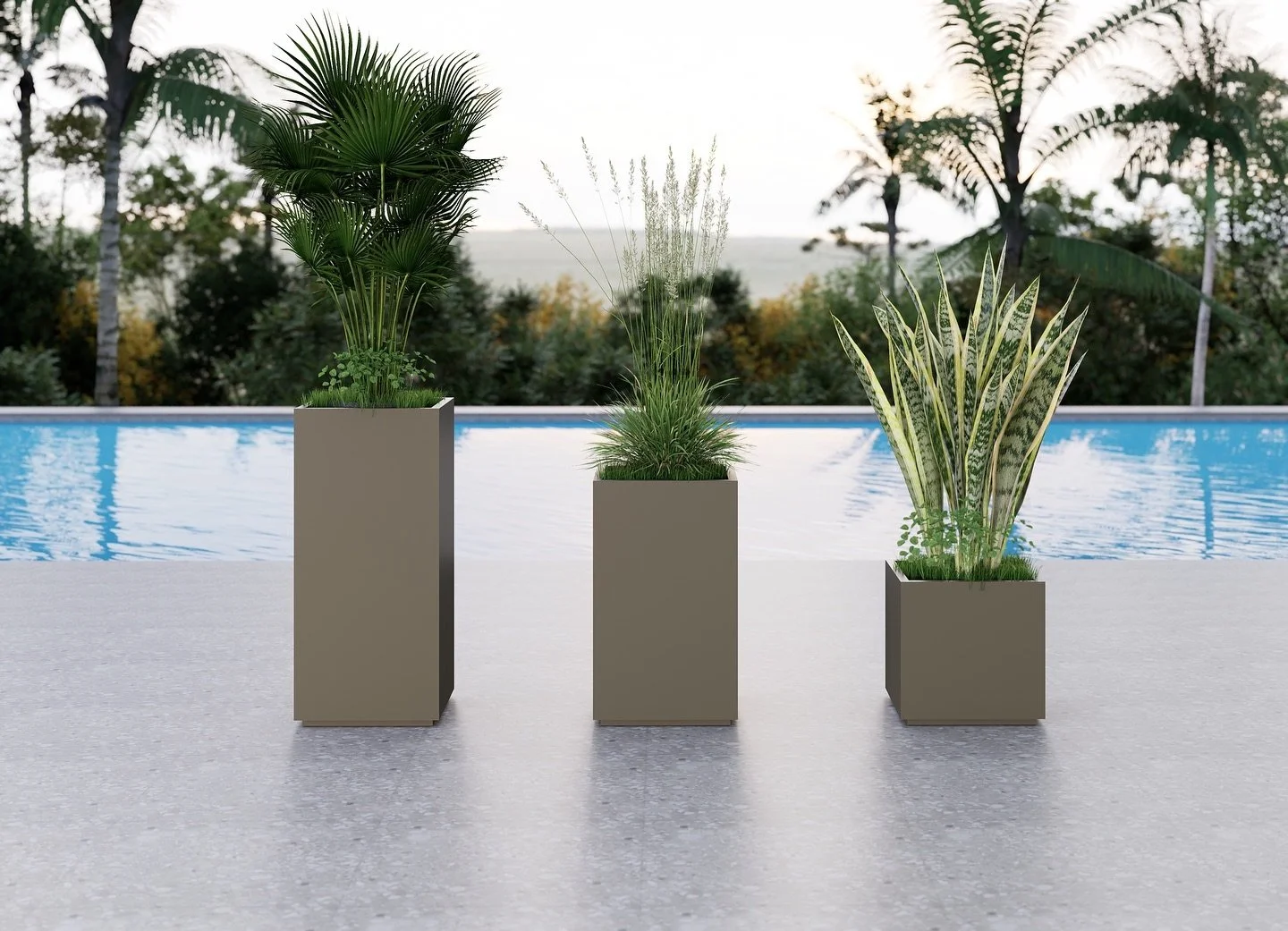 Geometrik Kare Saksı; Klasik &ccedil;izgileri ile i&ccedil; ve dış mekanlarınızın tamamlayıcı bir unsuru olarak kullanabileceğiniz saksı &uuml;r&uuml;n&uuml;d&uuml;r.Sade formu ile minimal ve zamansız bir tasarıma sahiptir. Tercihe bağlı teker &ccedi