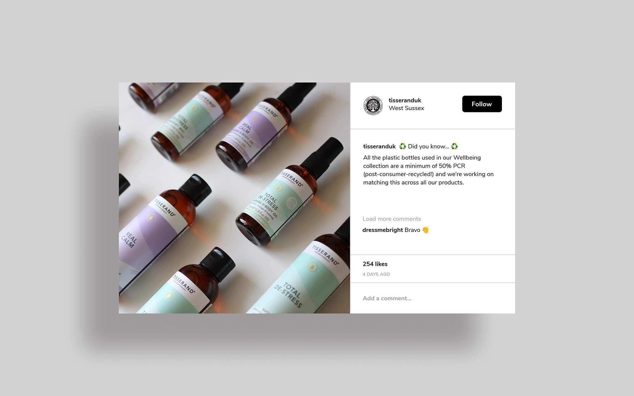 Social Media Design for Tisserand Aromatherapy