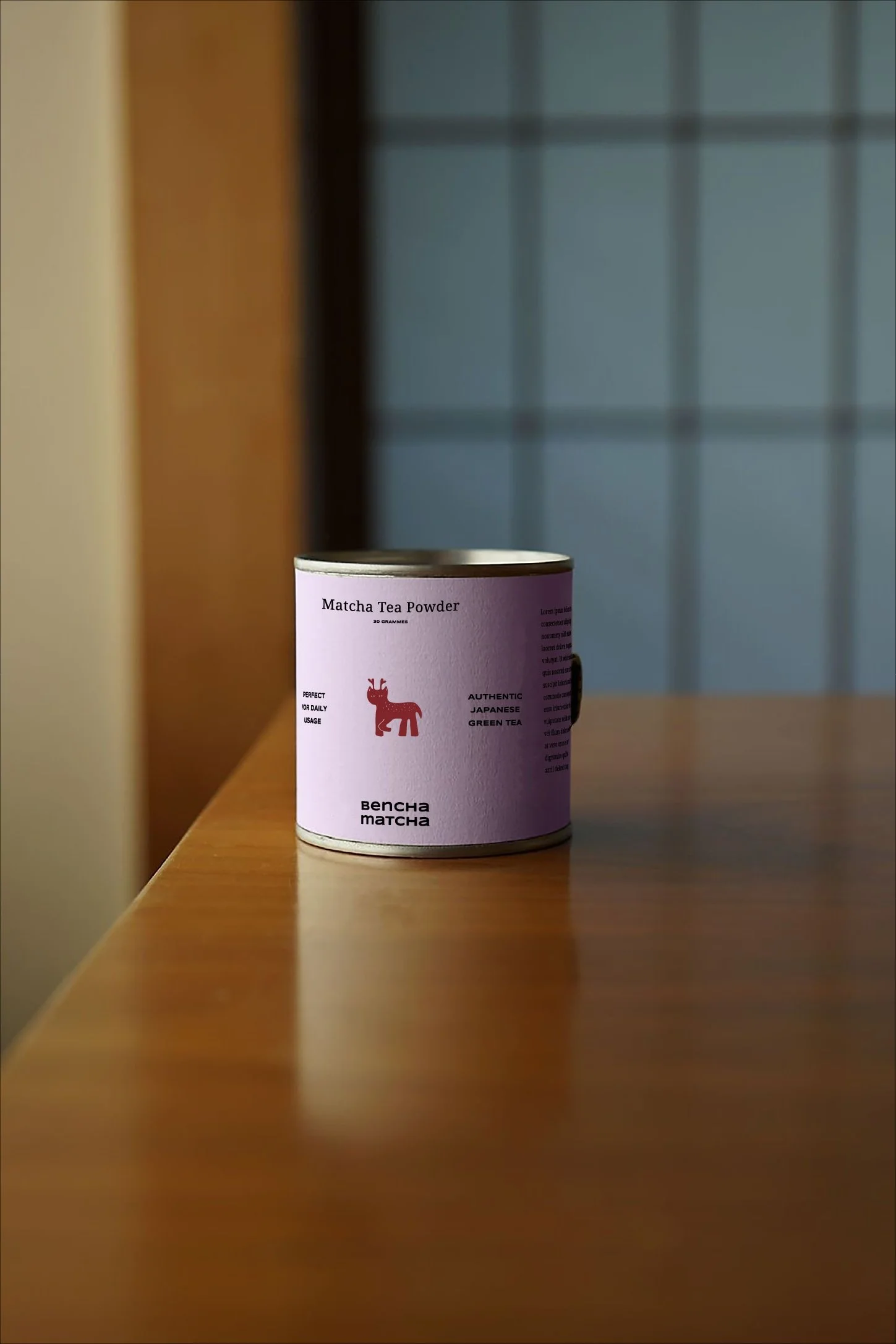 identité visuelle complète et unique créée pour une marque de thé matcha française