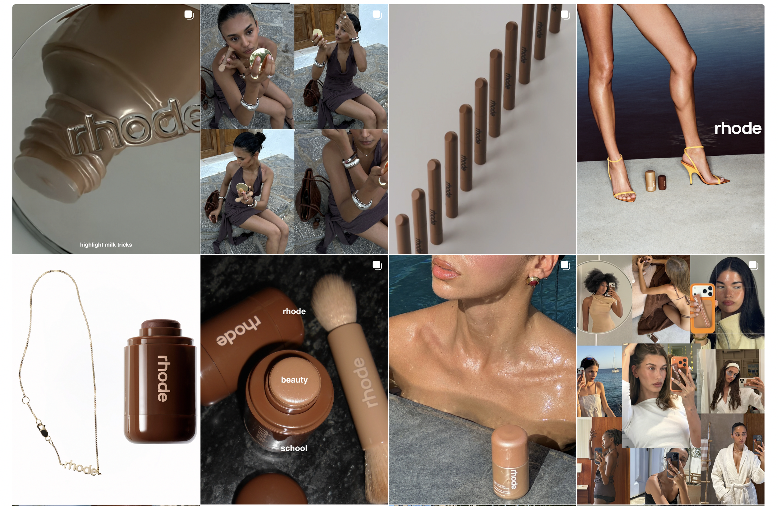 Instagram comme vitrine de contenu de marque pour une marque lifestyle