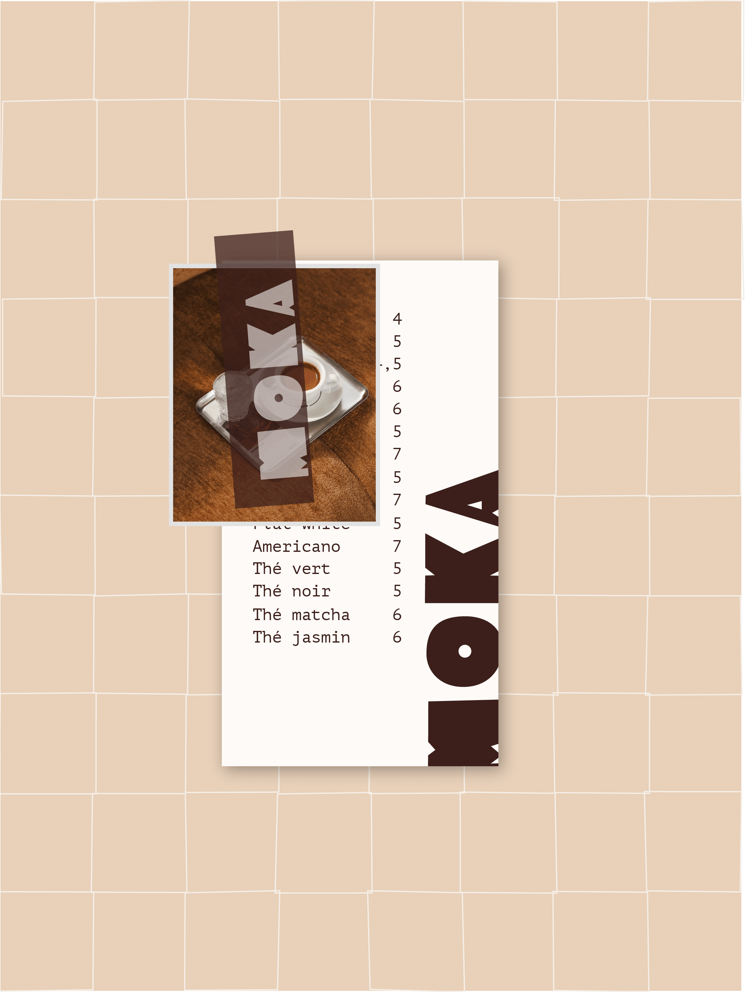 création d’identité visuelle minimaliste pour un coffee shop premium