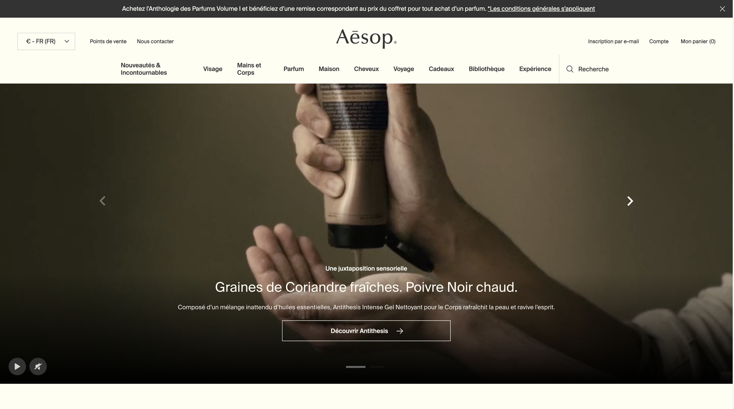 Le site internet reflète le ton de voix de la marque et son positionnement