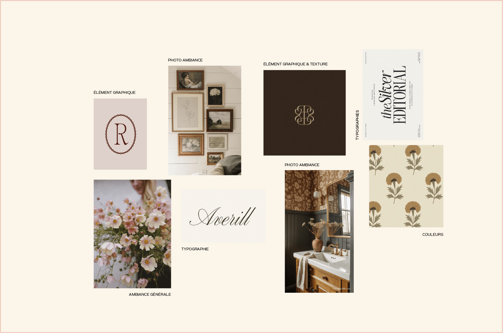 Planche d’ambiance exemple : inspiration pour votre projet