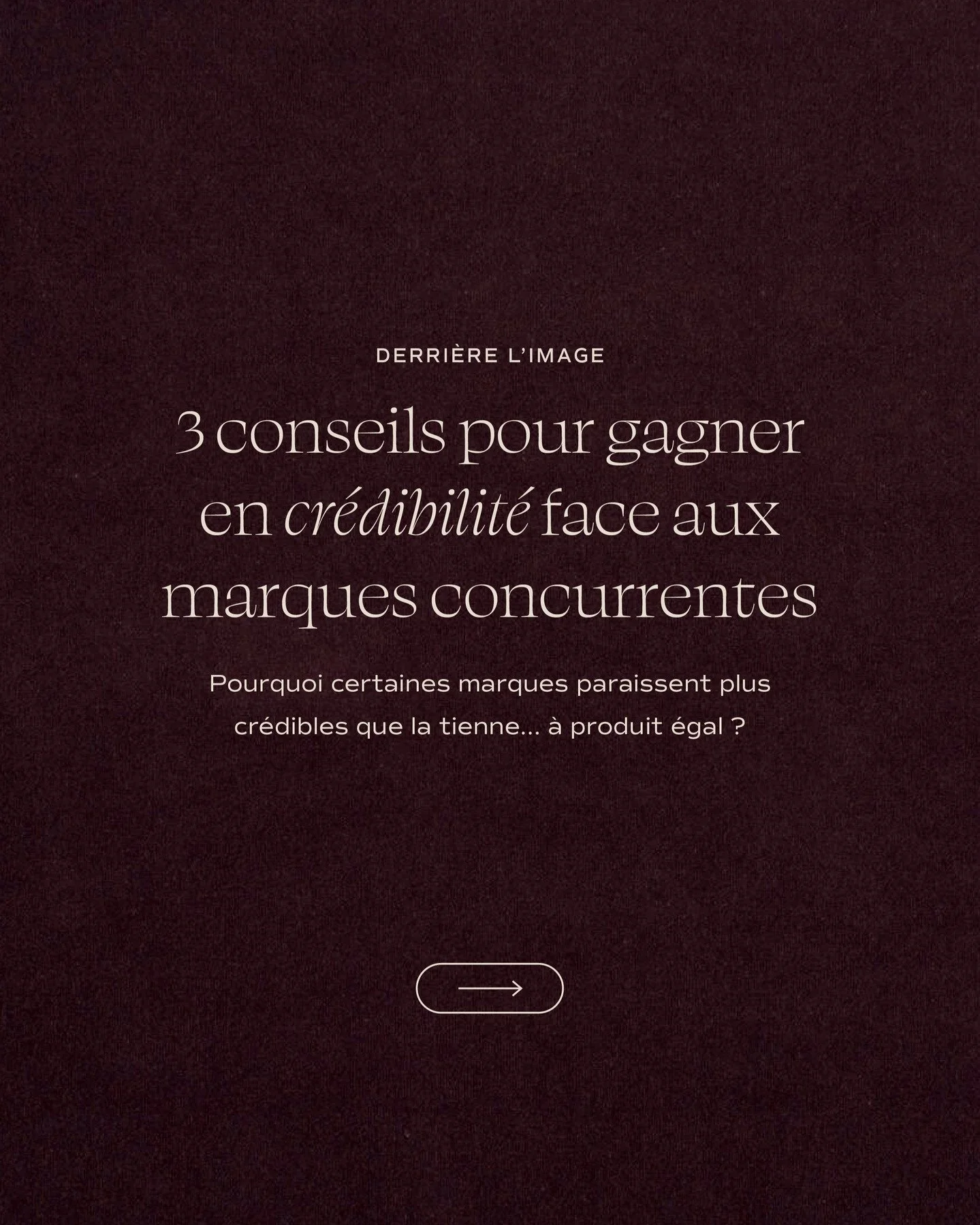Gagner en cr&eacute;dibilit&eacute;

Pourquoi certaines marques paraissent plus cr&eacute;dibles que d'autres? que la tienne? alors que le produit fini est le m&ecirc;me? 

01
Clarifie ton intention
➡ En quoi ta marque est-elle diff&eacute;rente? Que