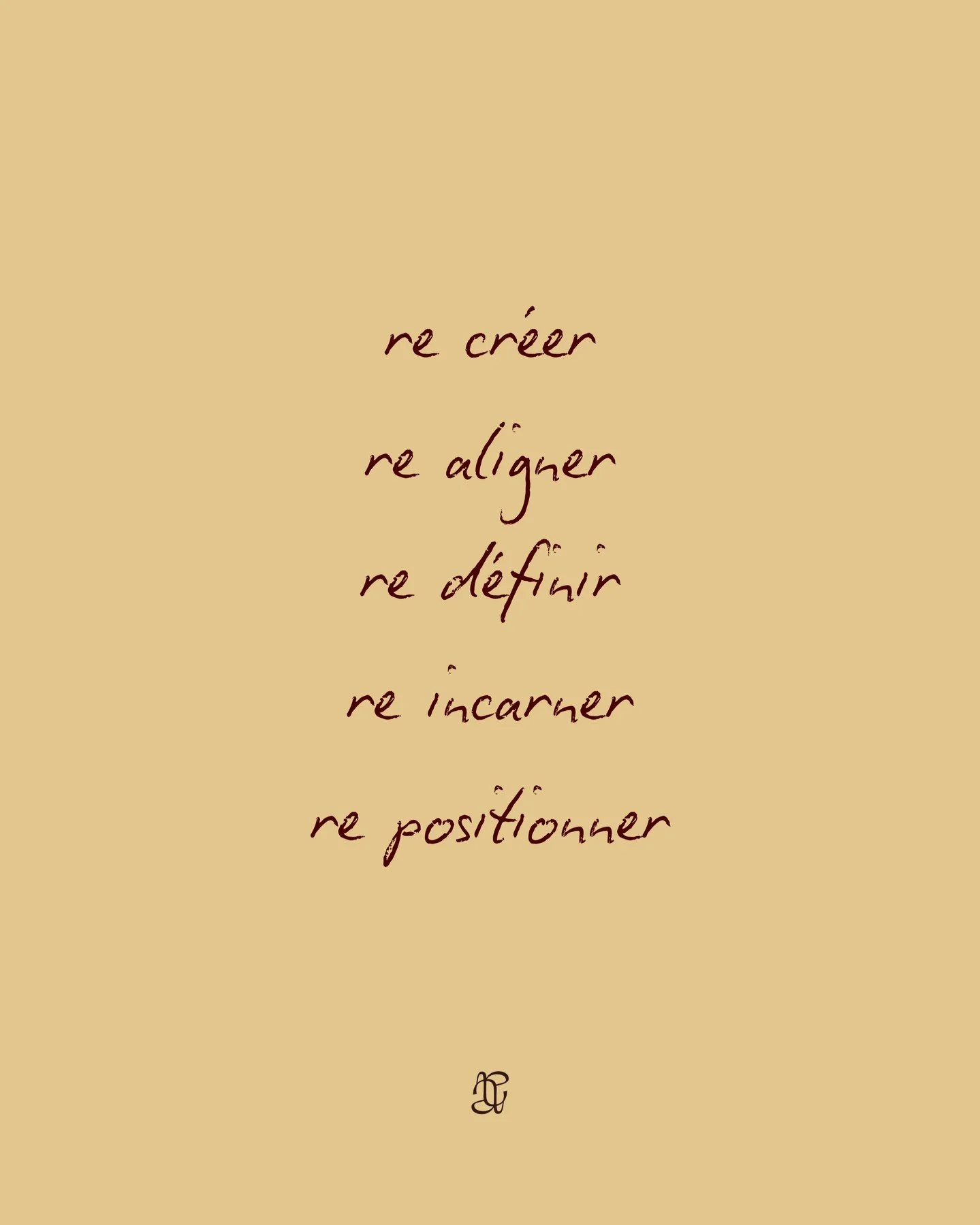 Re venir &agrave; la marque

On croit souvent qu&rsquo;il faut lancer quelque chose de nouveau.

Un nouveau produit.
Un nouveau service.
Une nouvelle offre.

Alors que parfois,
il faut simplement revenir &agrave; l&rsquo;essentiel.

Revenir &agrave; 