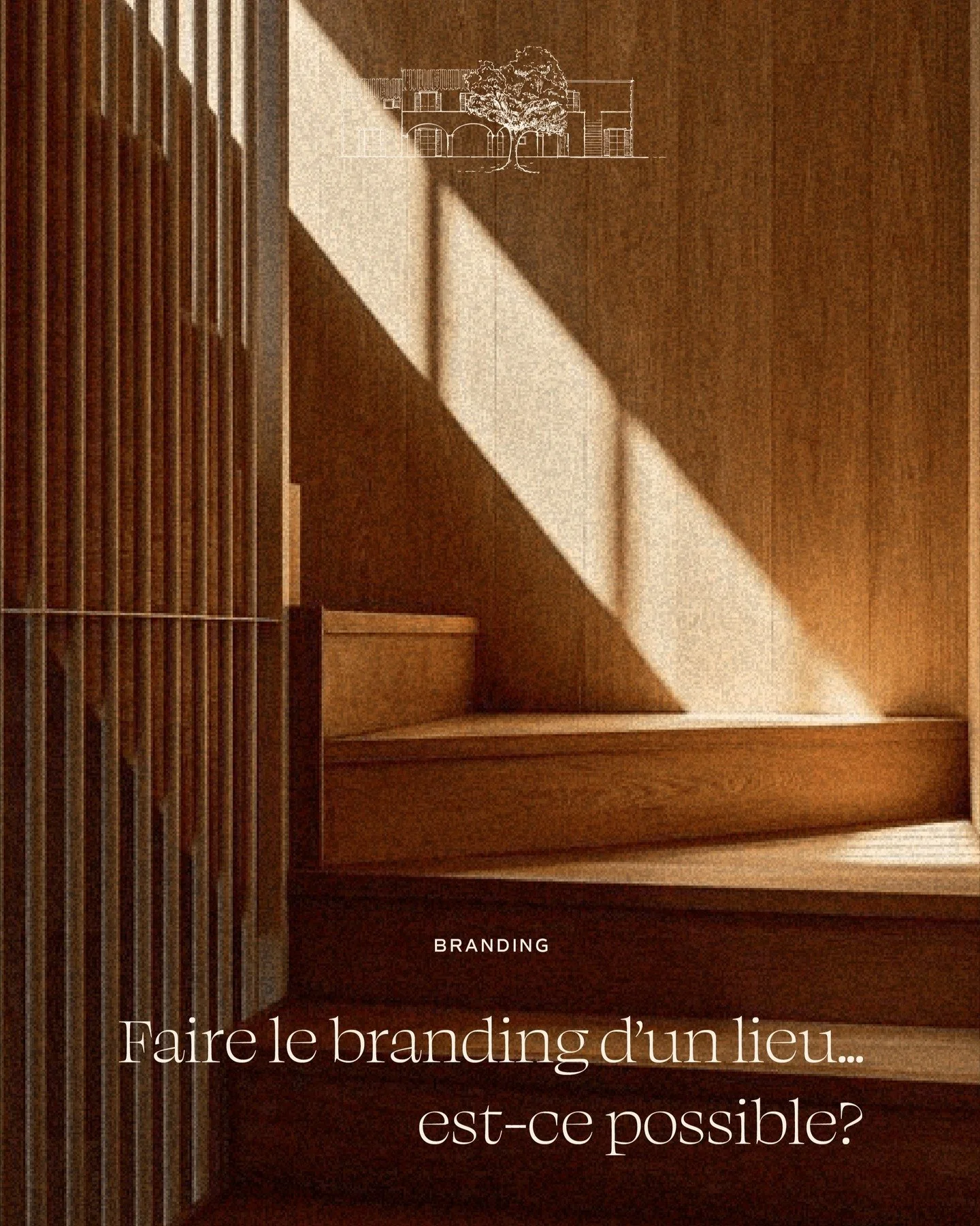 Peut-on faire du branding pour&hellip; 𝘂𝗻 𝗹𝗶𝗲𝘂 ?

Pas pour une marque.
Pas pour une entreprise.
Juste un lieu d&rsquo;exception.

𝗖&rsquo;𝗲𝘀𝘁 𝗲𝘅𝗮𝗰𝘁𝗲𝗺𝗲𝗻𝘁 𝗹𝗮 𝗾𝘂𝗲𝘀𝘁𝗶𝗼𝗻 𝗾𝘂𝗶 𝘀&rsquo;𝗲𝘀𝘁 𝗽𝗼𝘀𝗲́𝗲 𝗽𝗼𝘂𝗿 𝗰𝗲 𝗽𝗿𝗼