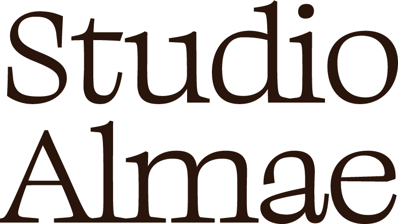 design de logo pour mon Studio Almae, studio spécialisé en branding stratégique pour marques lifestyle