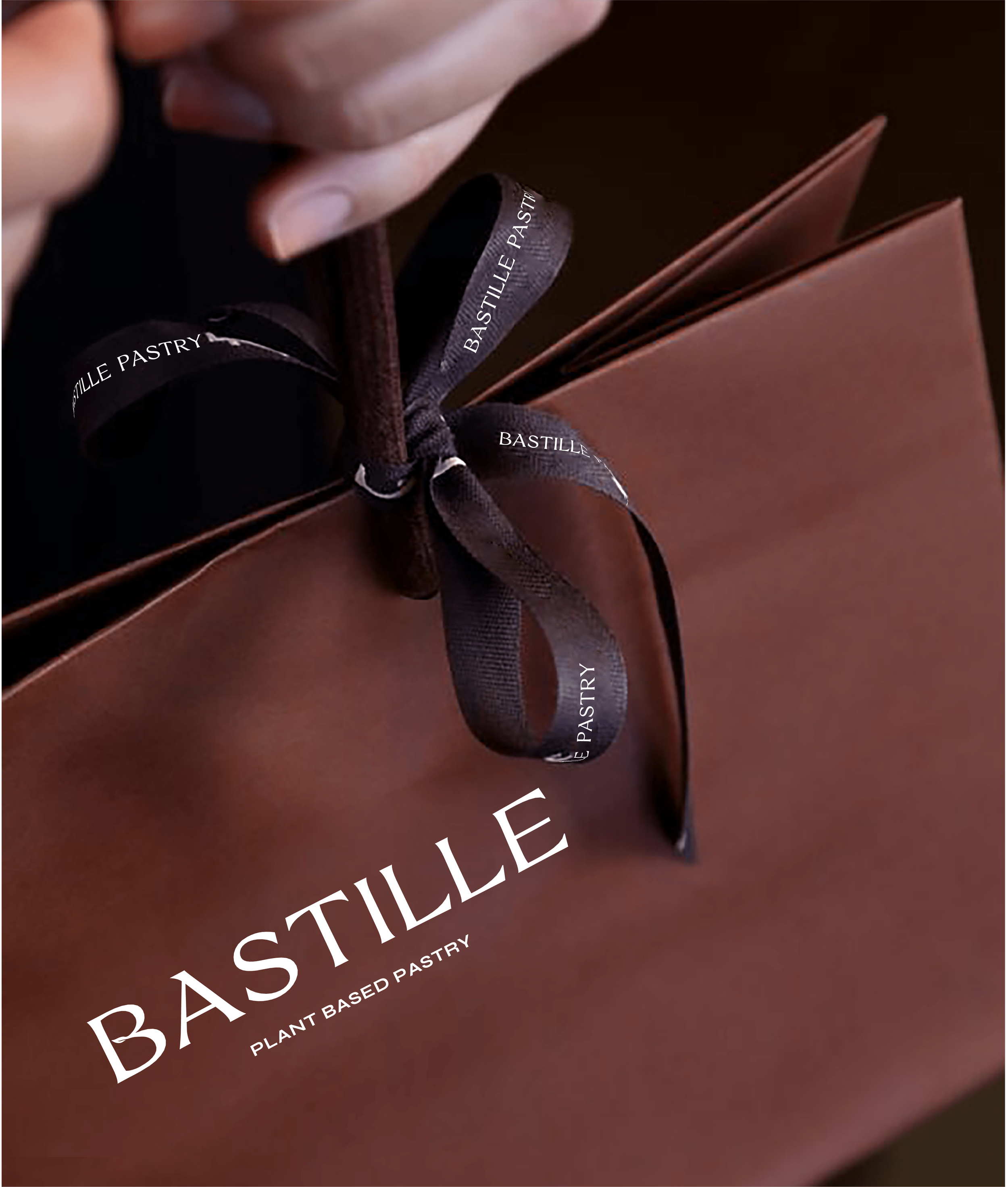 Design de packaging pour une pâtisserie végane premium