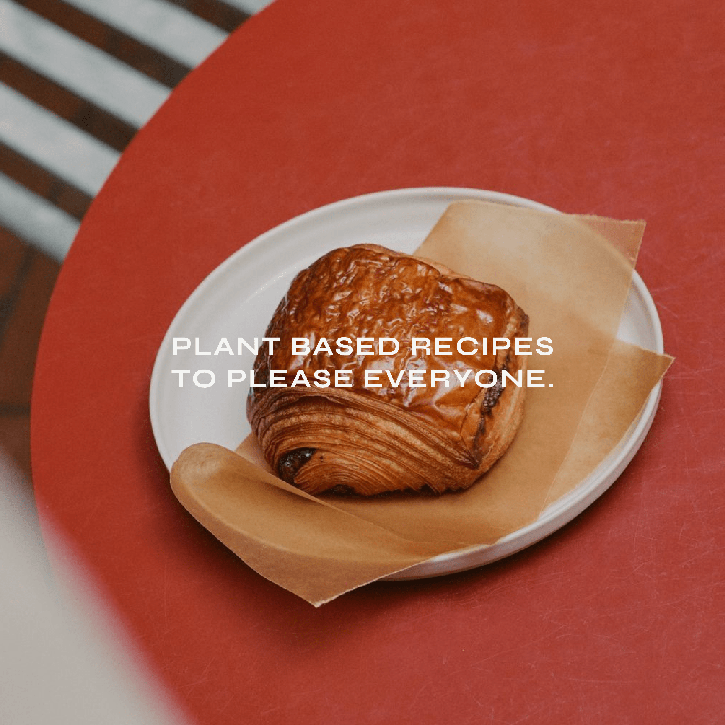 Slogan de marque d'une pâtisserie végane