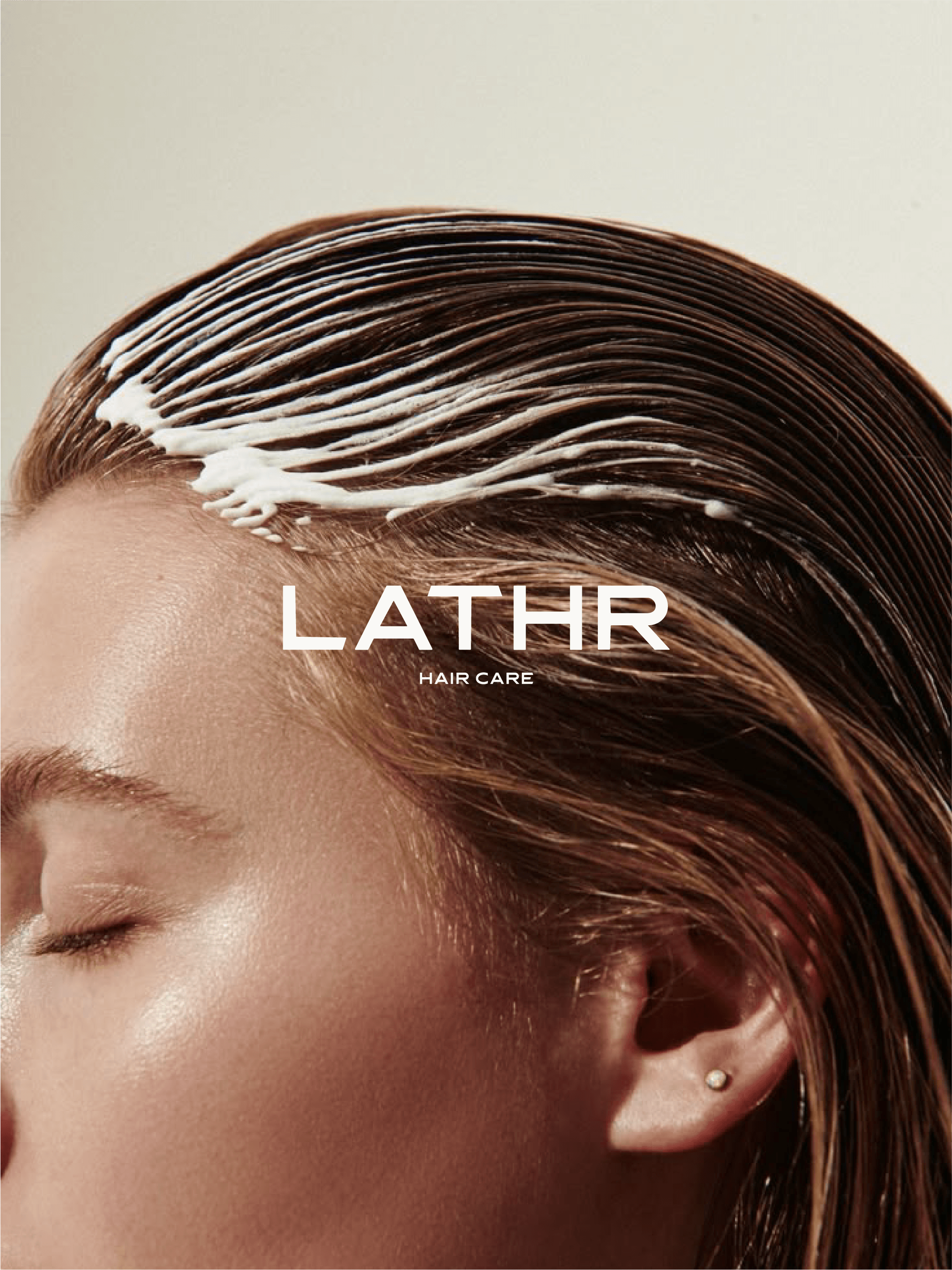 Design de l'image de marque pour des soins pour cheveux