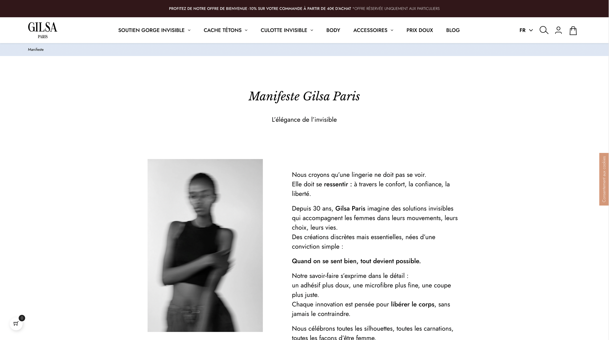 identité de marque et ton de voix pour Gilsa Paris