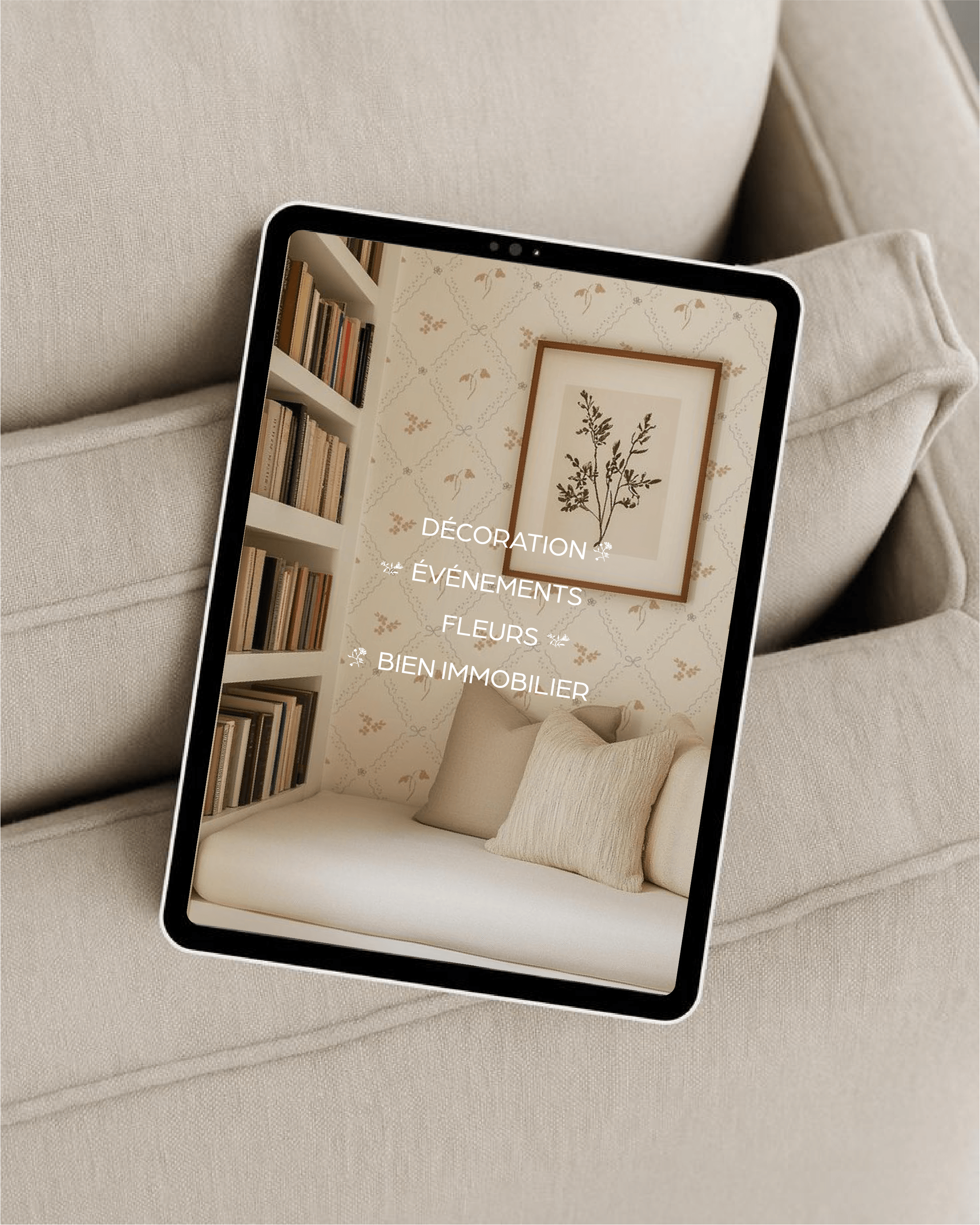 Identité visuelle pour décoratrice d'intérieur, agence de rénovation ou cabinet d'architecture