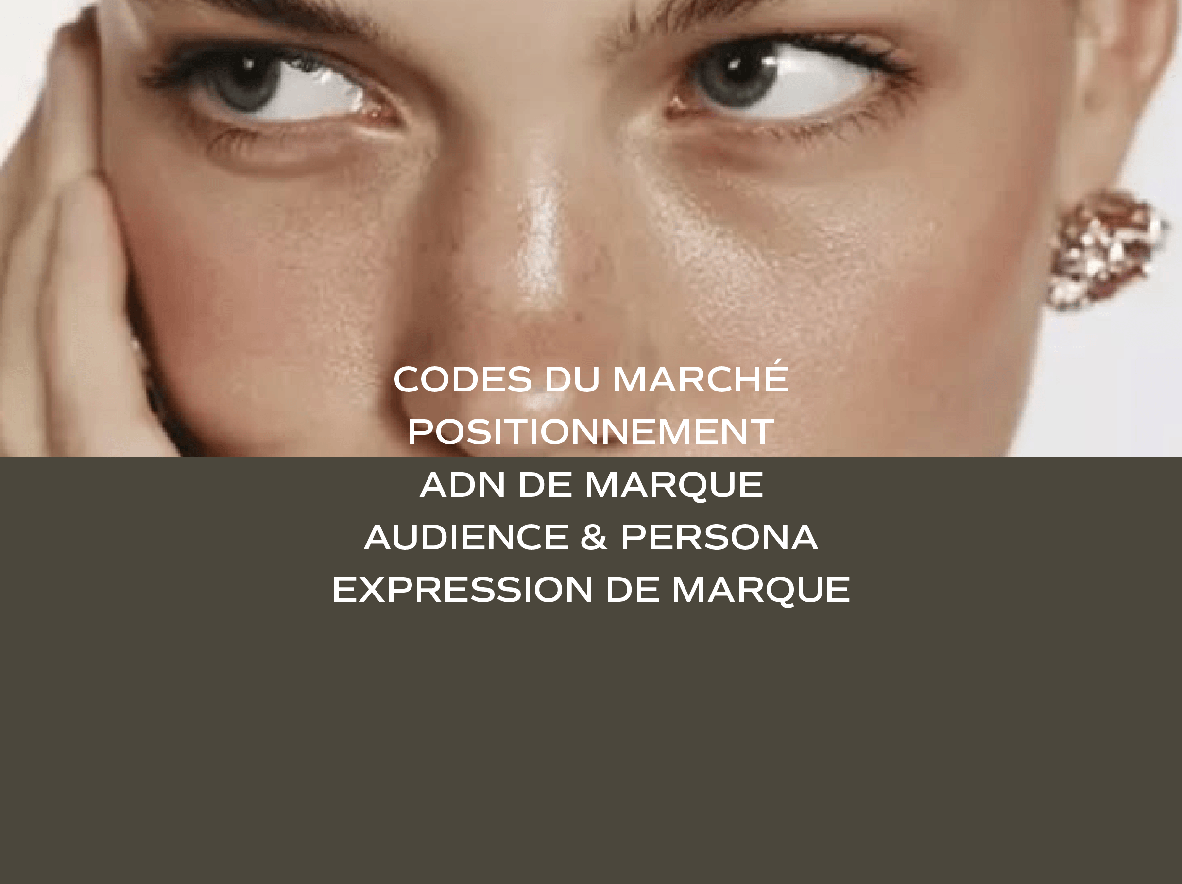 étude de marché, analyse de ta cible, de ton positionnement pour définir ta stratégie de marque