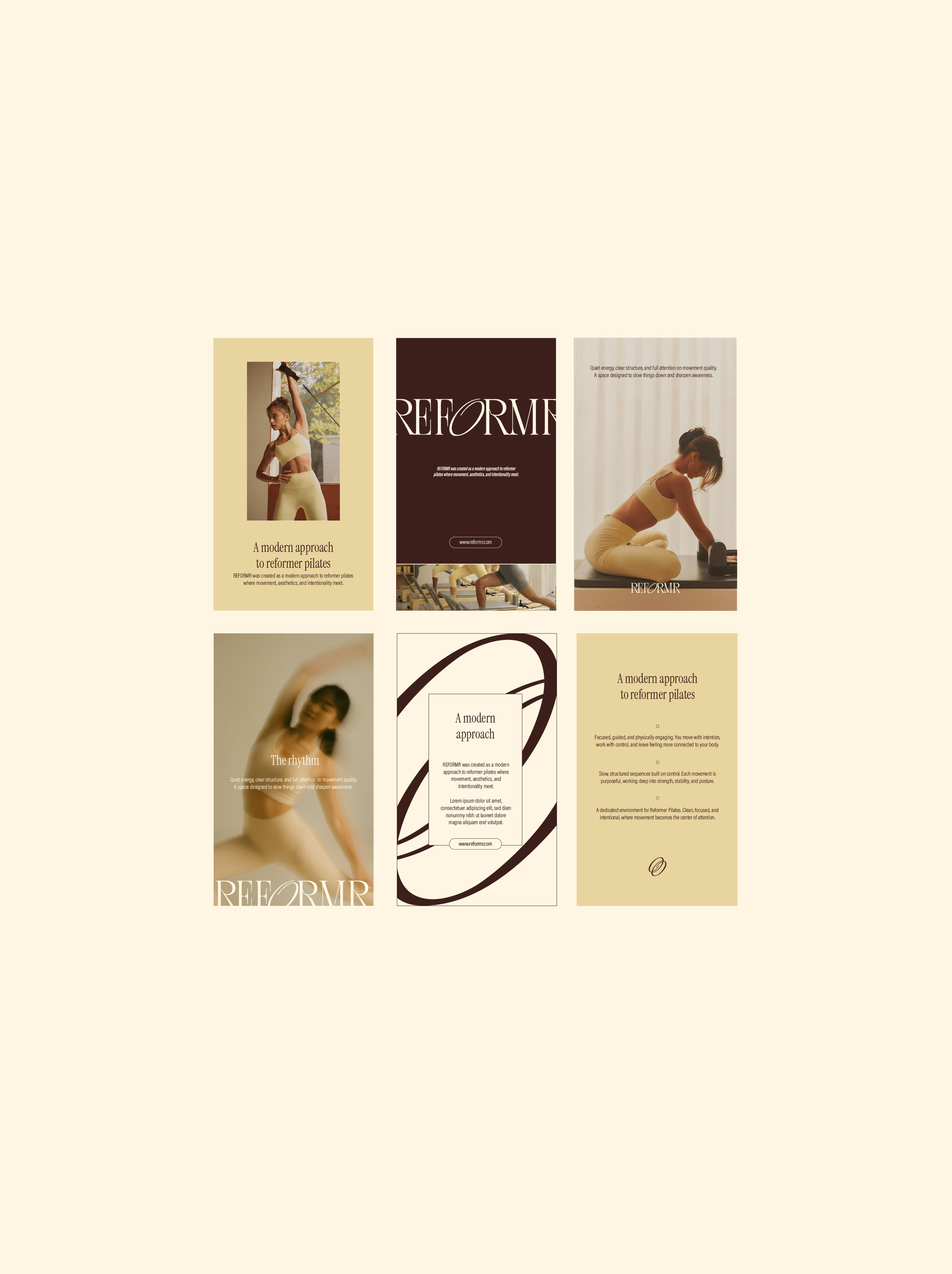 Branding complet pour un studio de pilates reformer