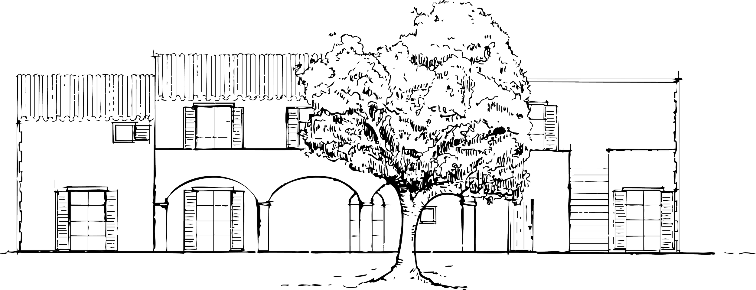 design d'illustration pour une finca à la location