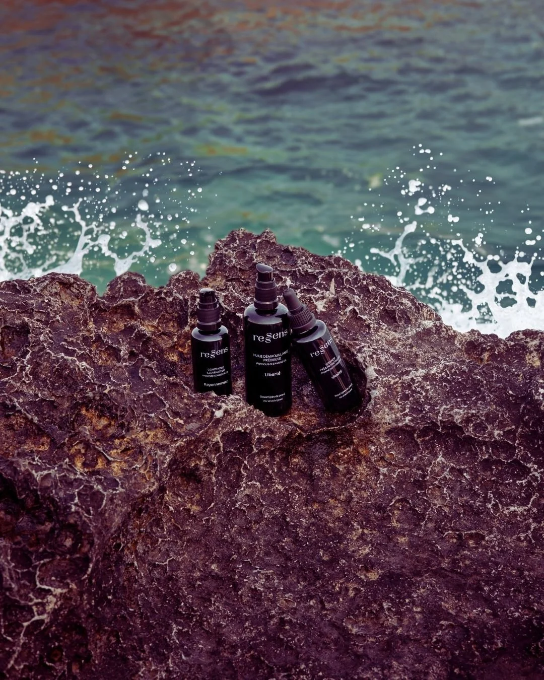 Photoshoot des designs de packaging pour marque de cosmétiques premium
