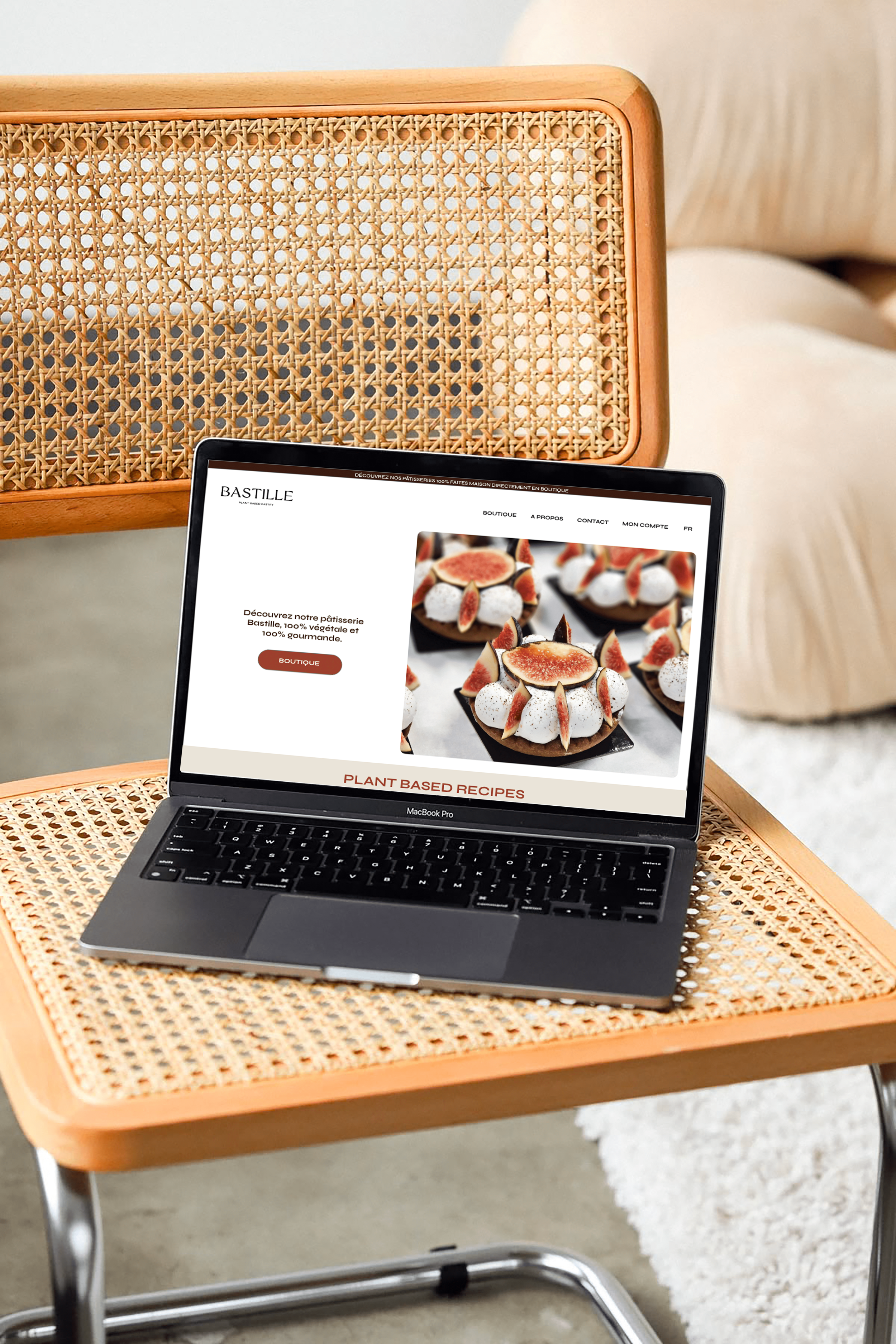 Refonte d'image de marque restaurant pâtisserie végane