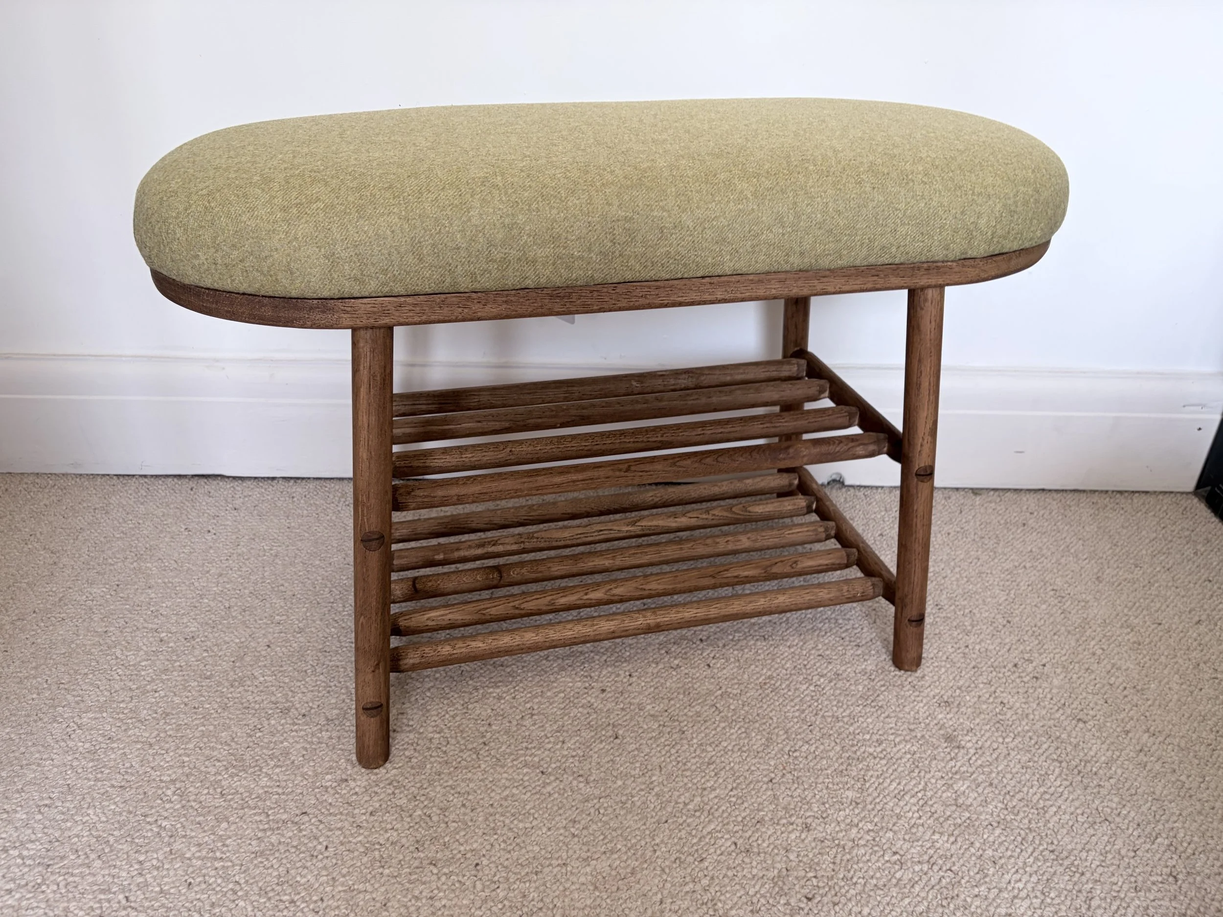 wooden bench indoor 