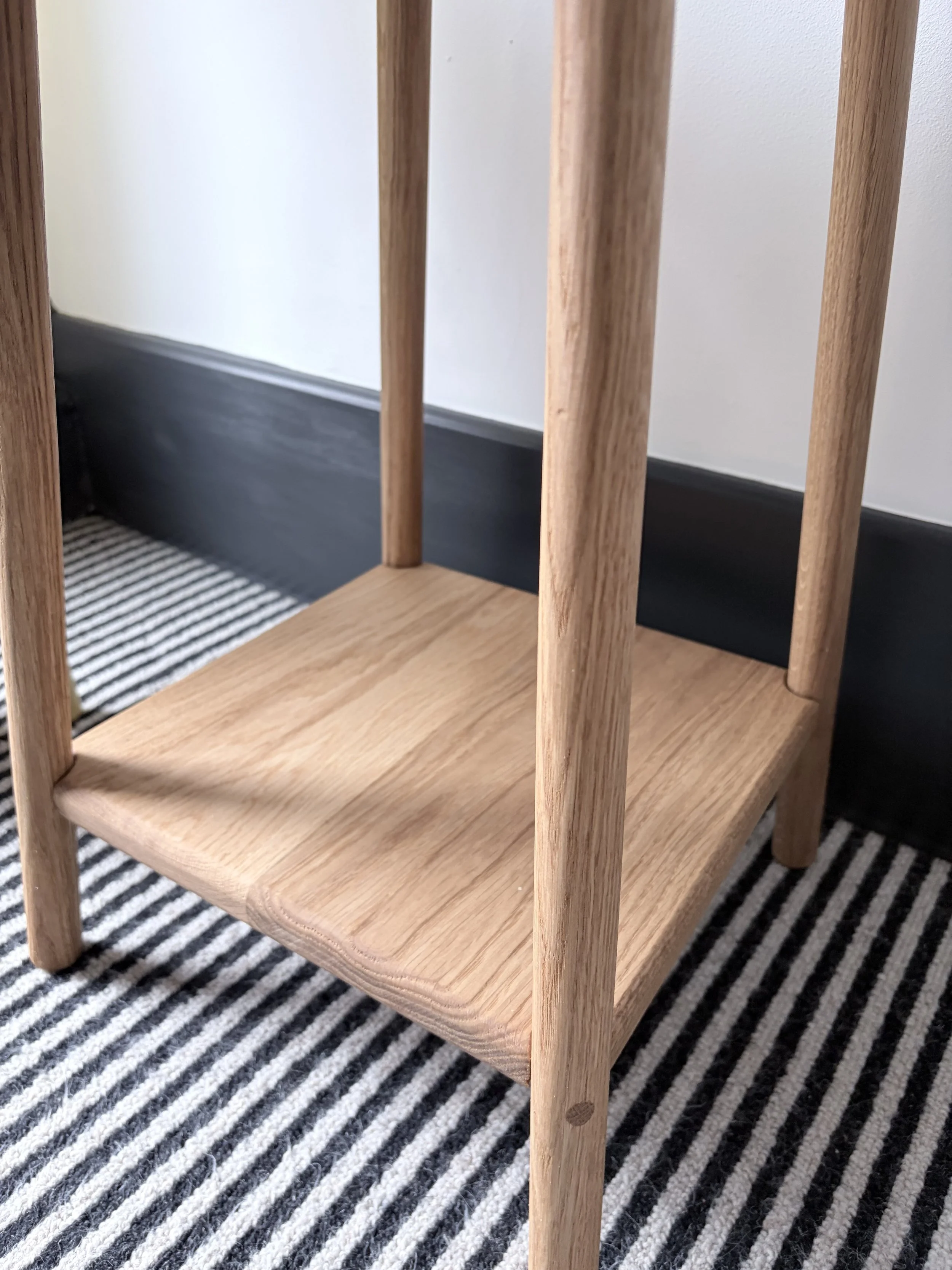wood side table for living room