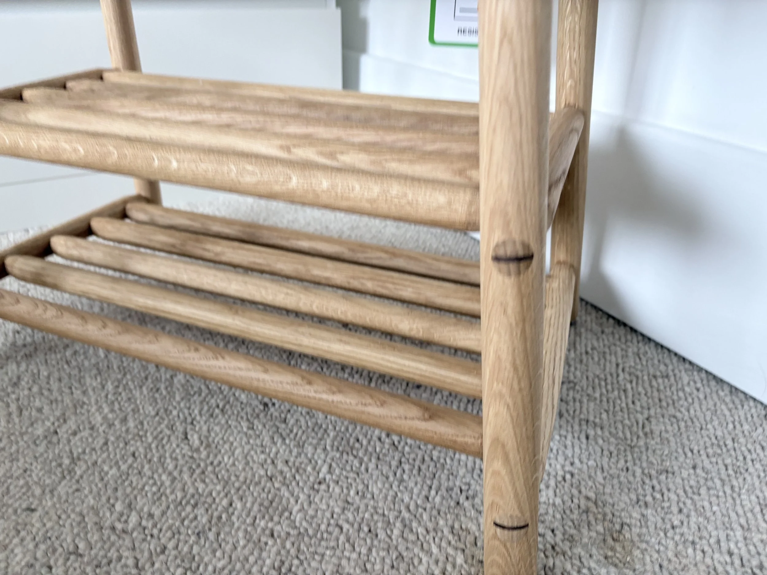 modern hallway bench with storage