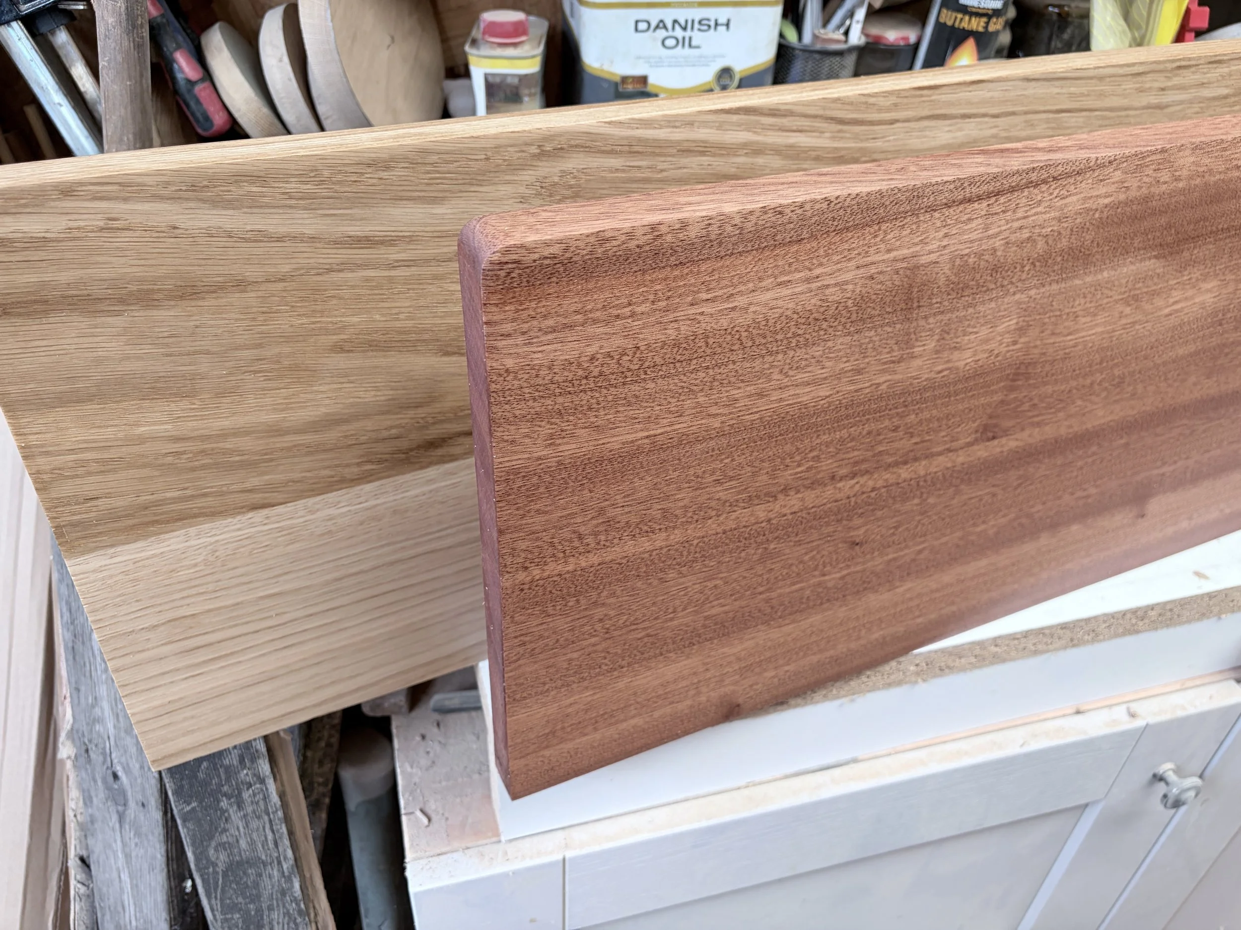 Custom made shelving