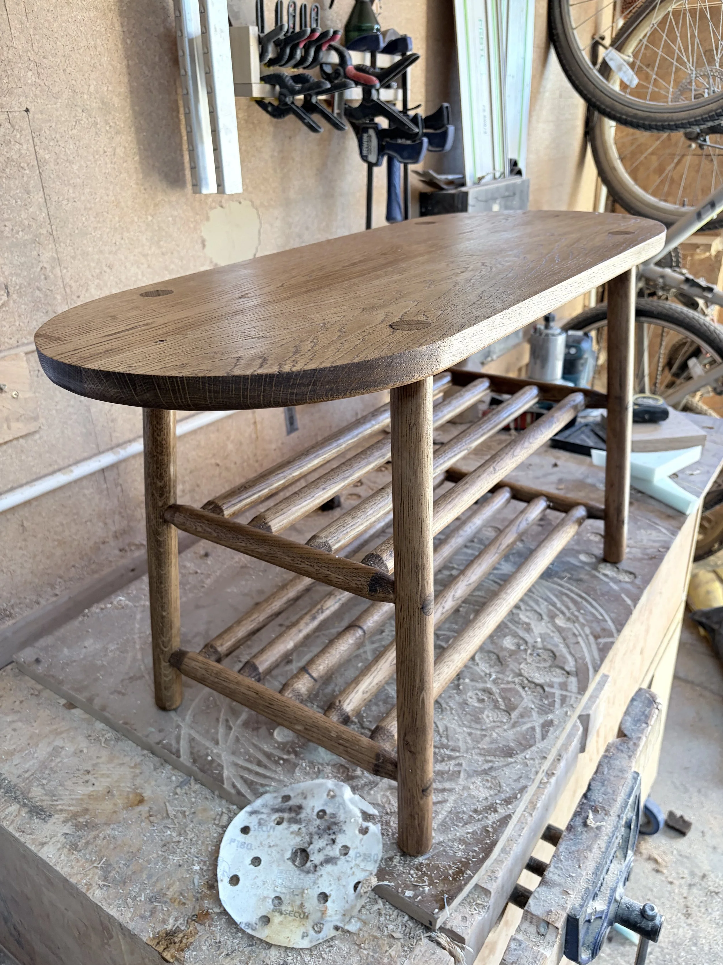 storage bench seat indoor