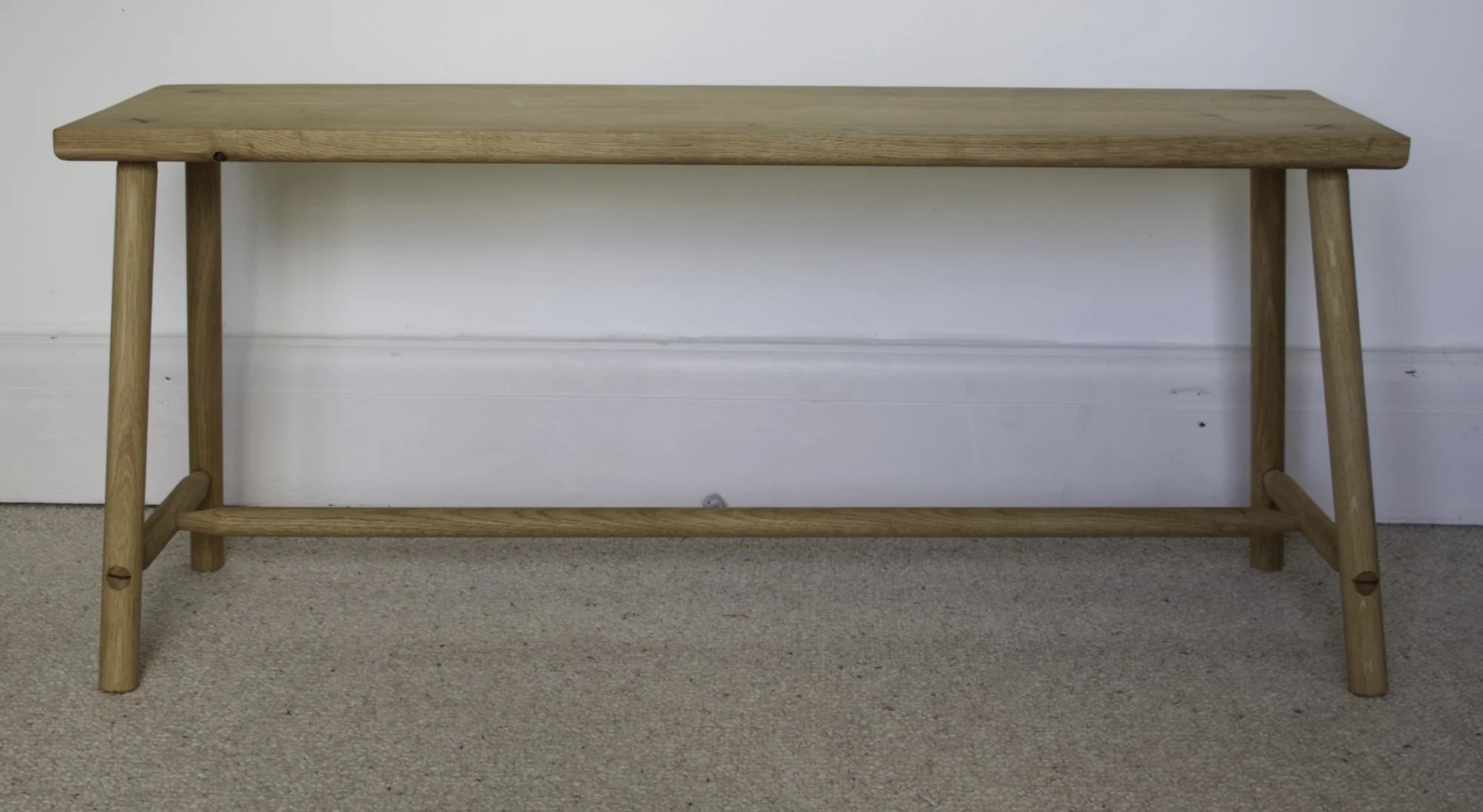 Solid Hardwood Bench Seat