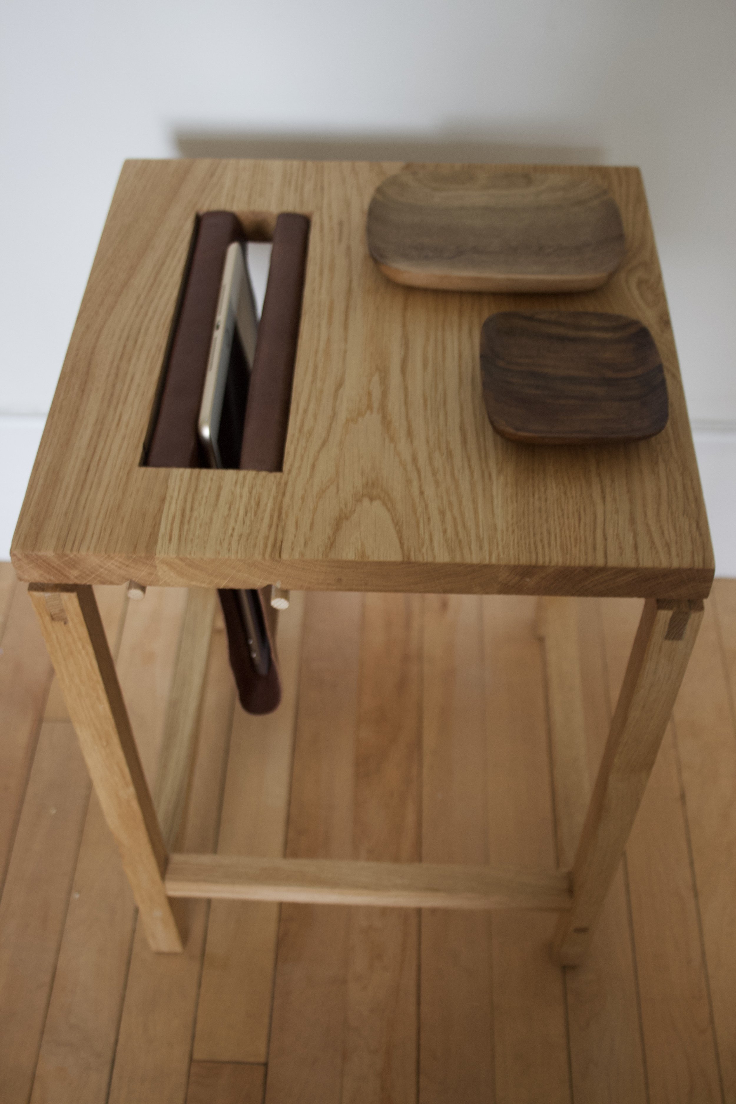 Small Side Table with Storage