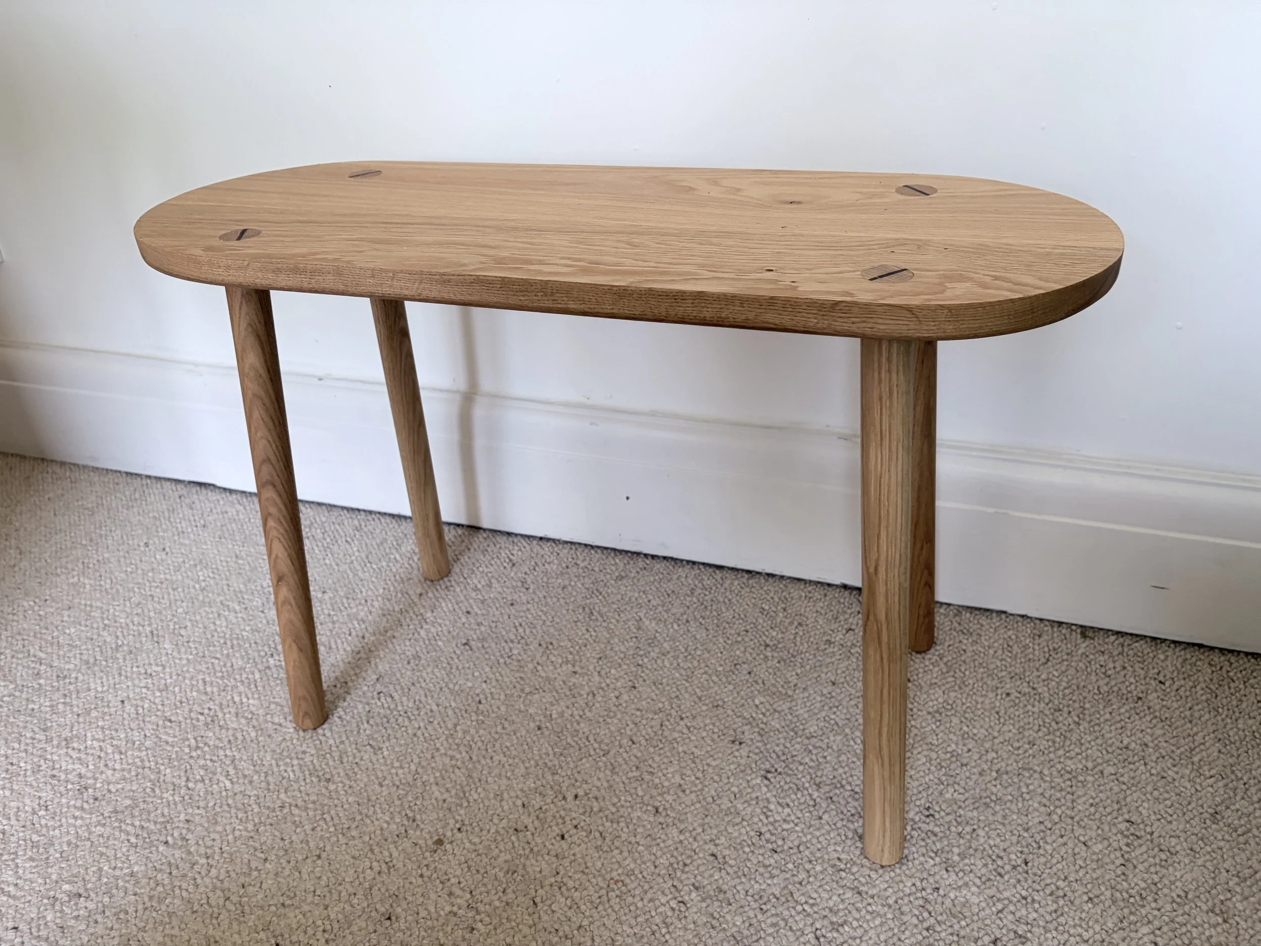 dark oak bench dining table
