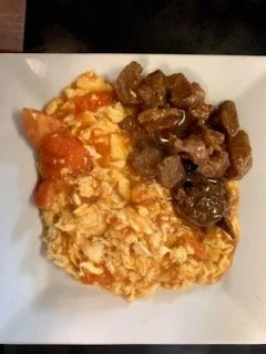 tomato egg with beef
