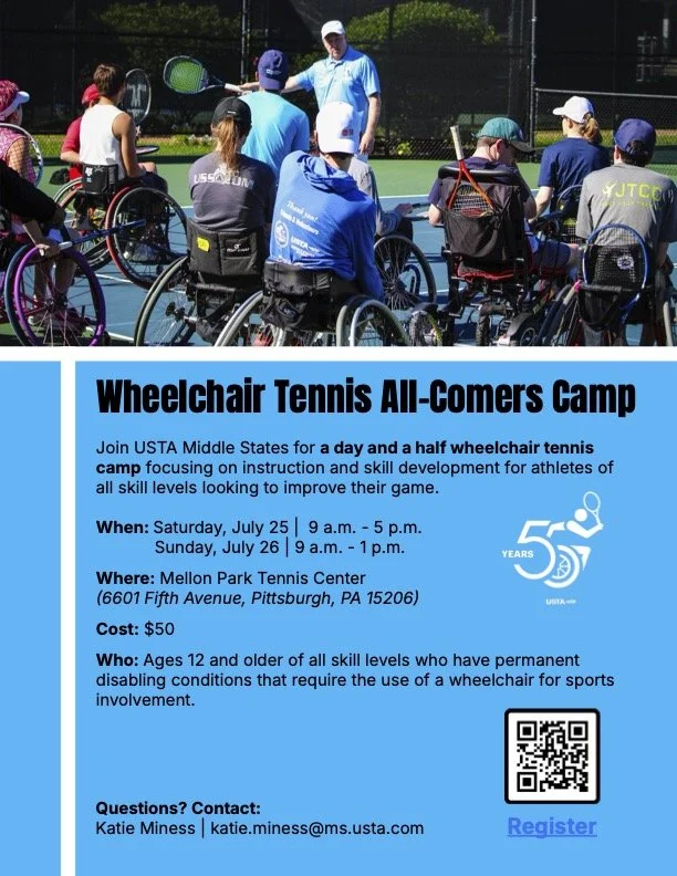 Wheelchair Tennis All-Comers Camp