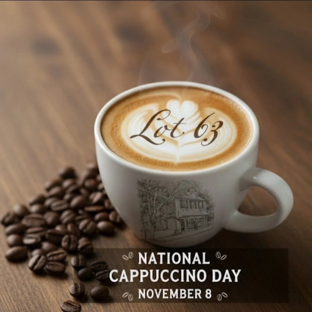 Happy Weekend Winston-Salem! Come &amp; celebrate National Cappuccino day with us tomorrow! We can&rsquo;t wait to see you. ☕️