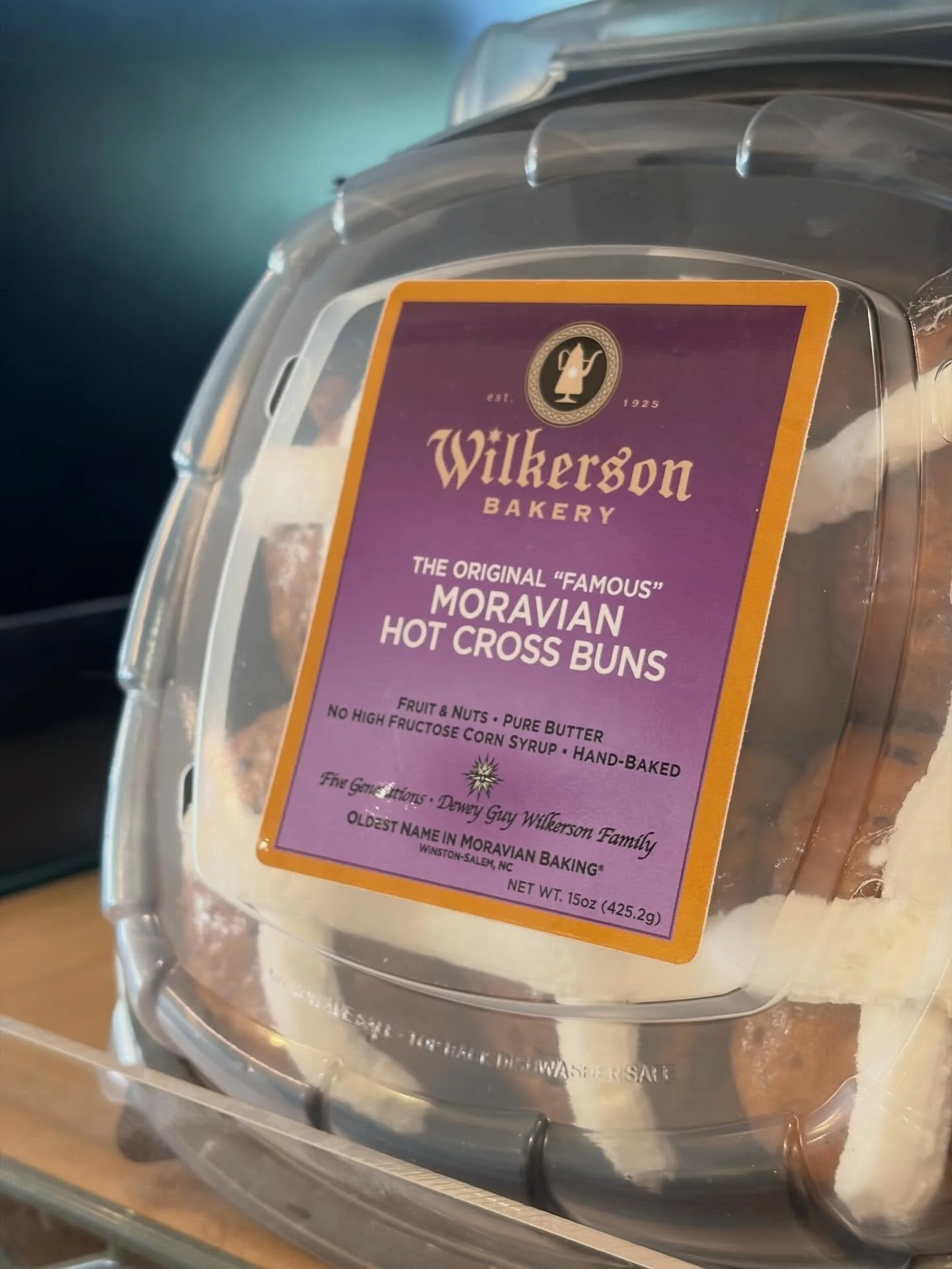 It&rsquo;s not Easter in Winston Salem without @wilkersonbakery  hot cross buns! Come by tomorrow to pick them up for your Easter festivities! 🐣🐇🌼