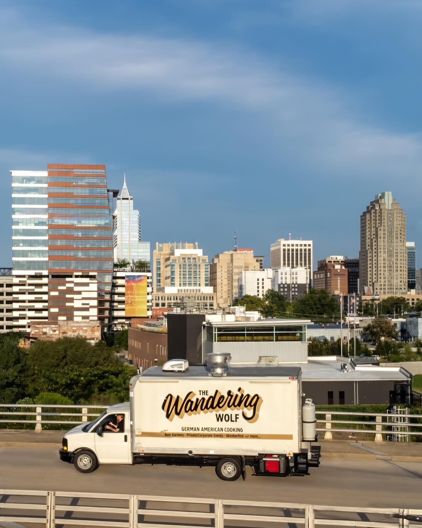 Come find us&hellip;The @wanderingwolf.nc German food truck is pulling up with a few #stpaddysday features this week: 
3/13 @raleighwineshop 5-7
3/14 @eastbowerciderco 5-8
3/15 @wolfeandporter 6-10
1/16 @dernachbar_durham 3-8ish

#germanfoodtruck 
#r