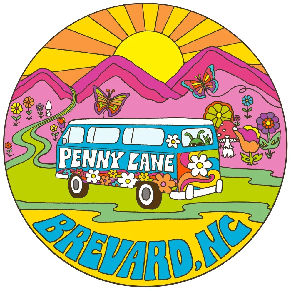 Penny Lane Brevard NC Sticker