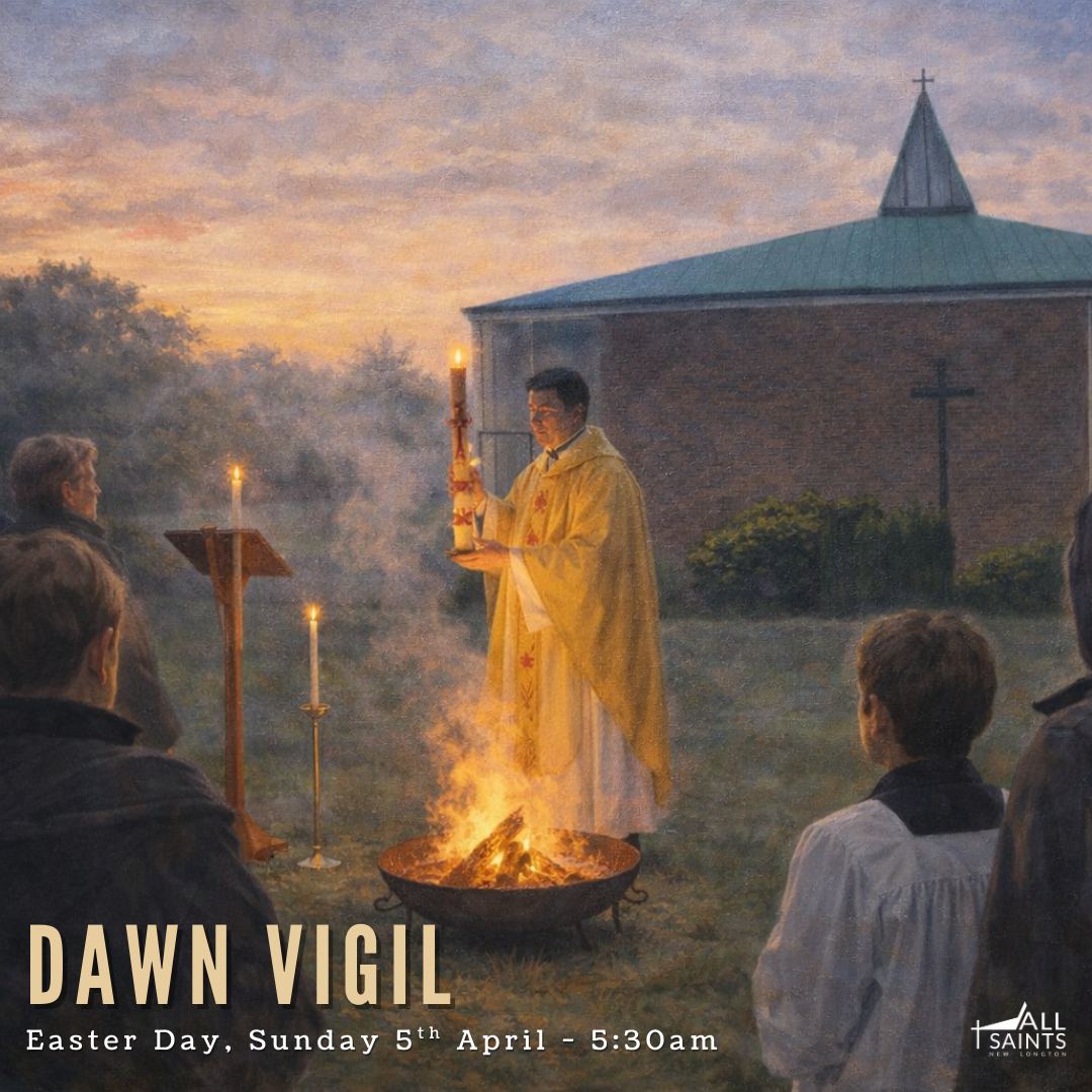 At dawn on Easter Day, there will be an outdoor Dawn Vigil.