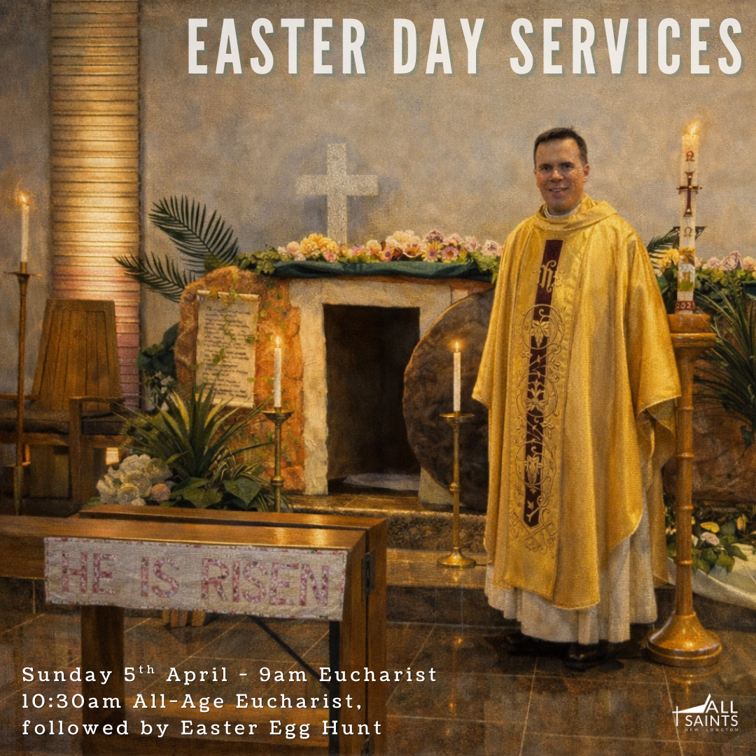 Services take place at 9am and 10:30am - after the 10:30am service, parishioners are invited to stay for our annual children's Easter Egg hunt and prosecco for the grown ups.