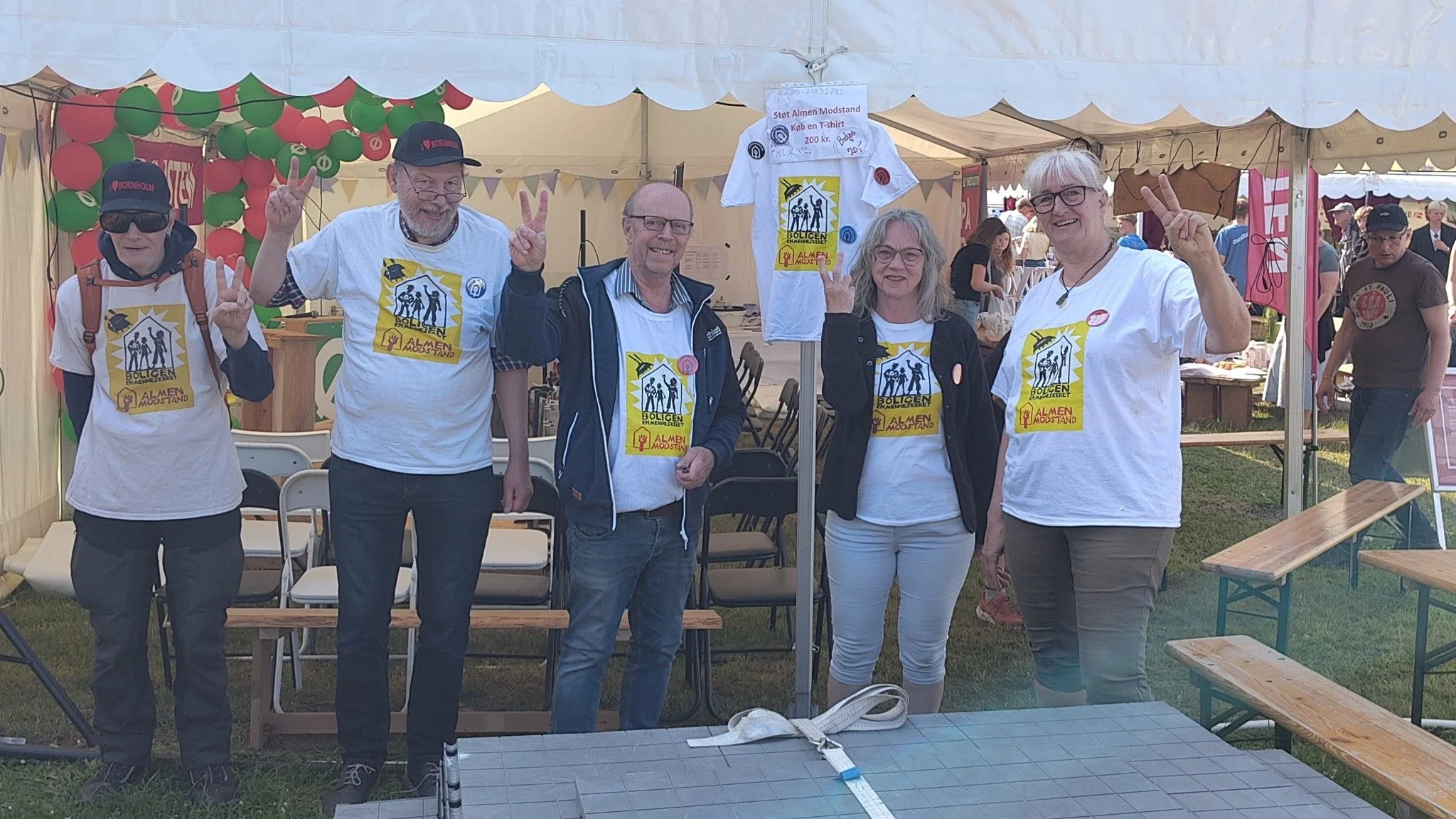 Almen Modstand på Folkemødet på Bornholm