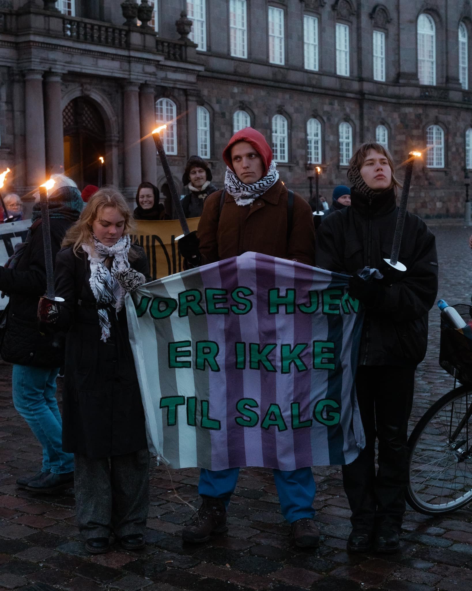 Markering af "ghettolistedagen" ved Christiansborg