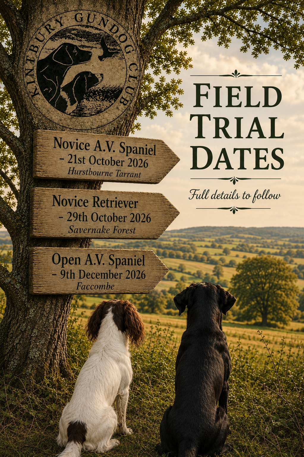 Field Trials - Save the Date