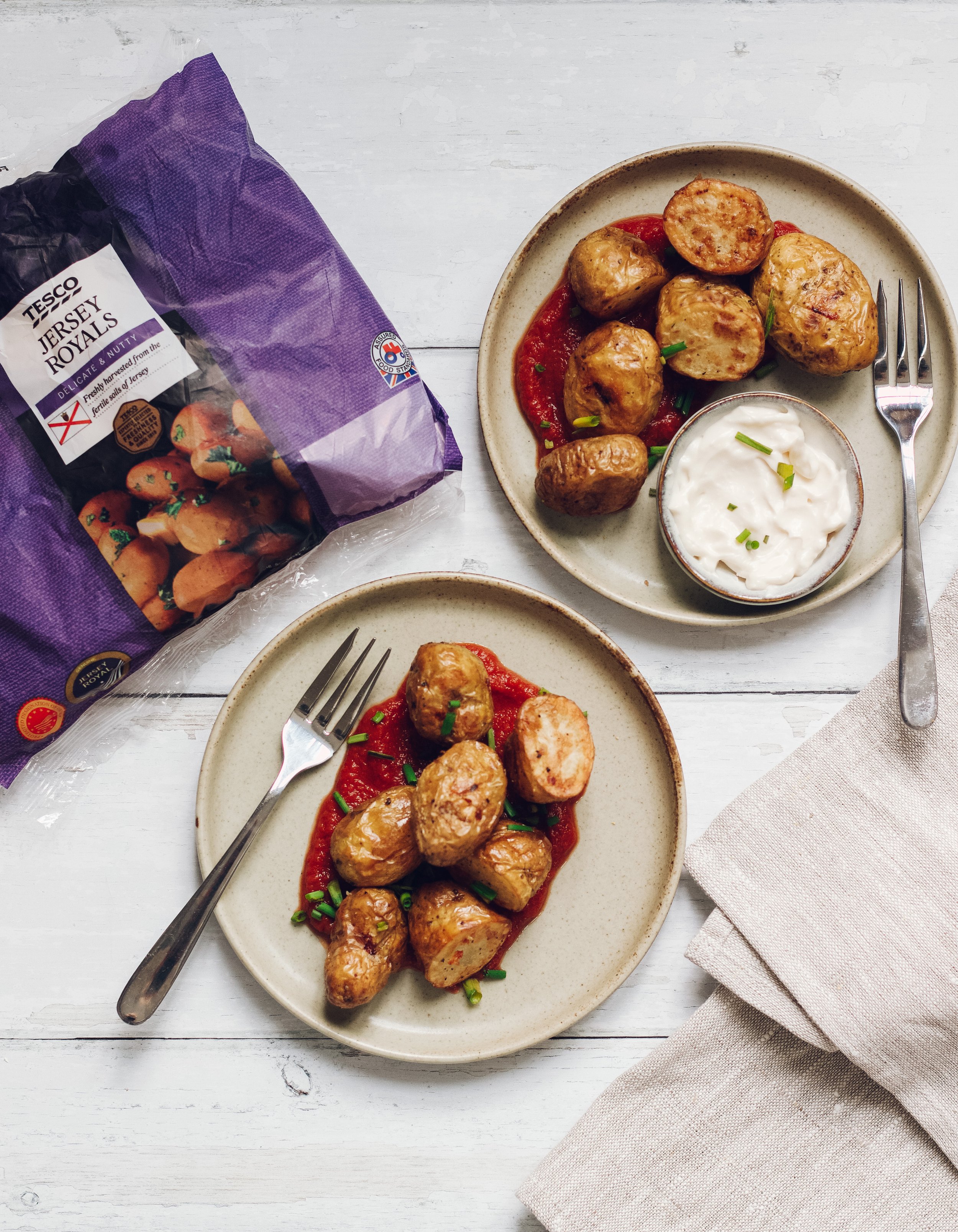 Tesco Jersey Royals Patatas Bravas