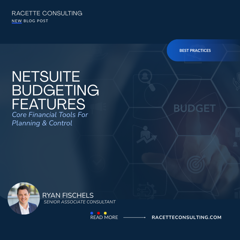 NetSuite Budgeting Features