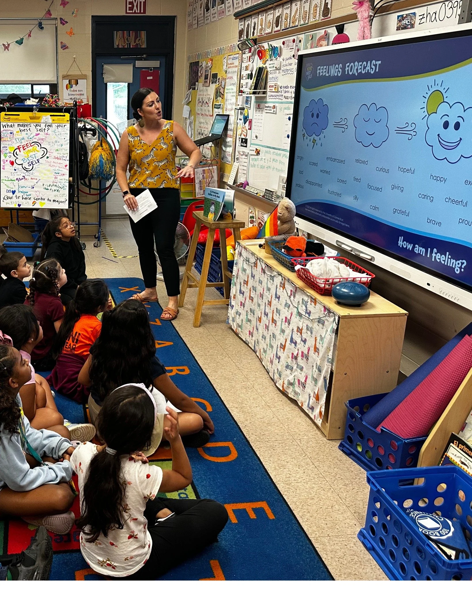 Teachers, you know that first week back energy. 😅
Let&rsquo;s make those morning meetings a little smoother!

Our Feelings Forecast (pictured here) is just ONE of the free, ready-to-use resources in the Feel Your Best Self toolkit&mdash;perfect for 