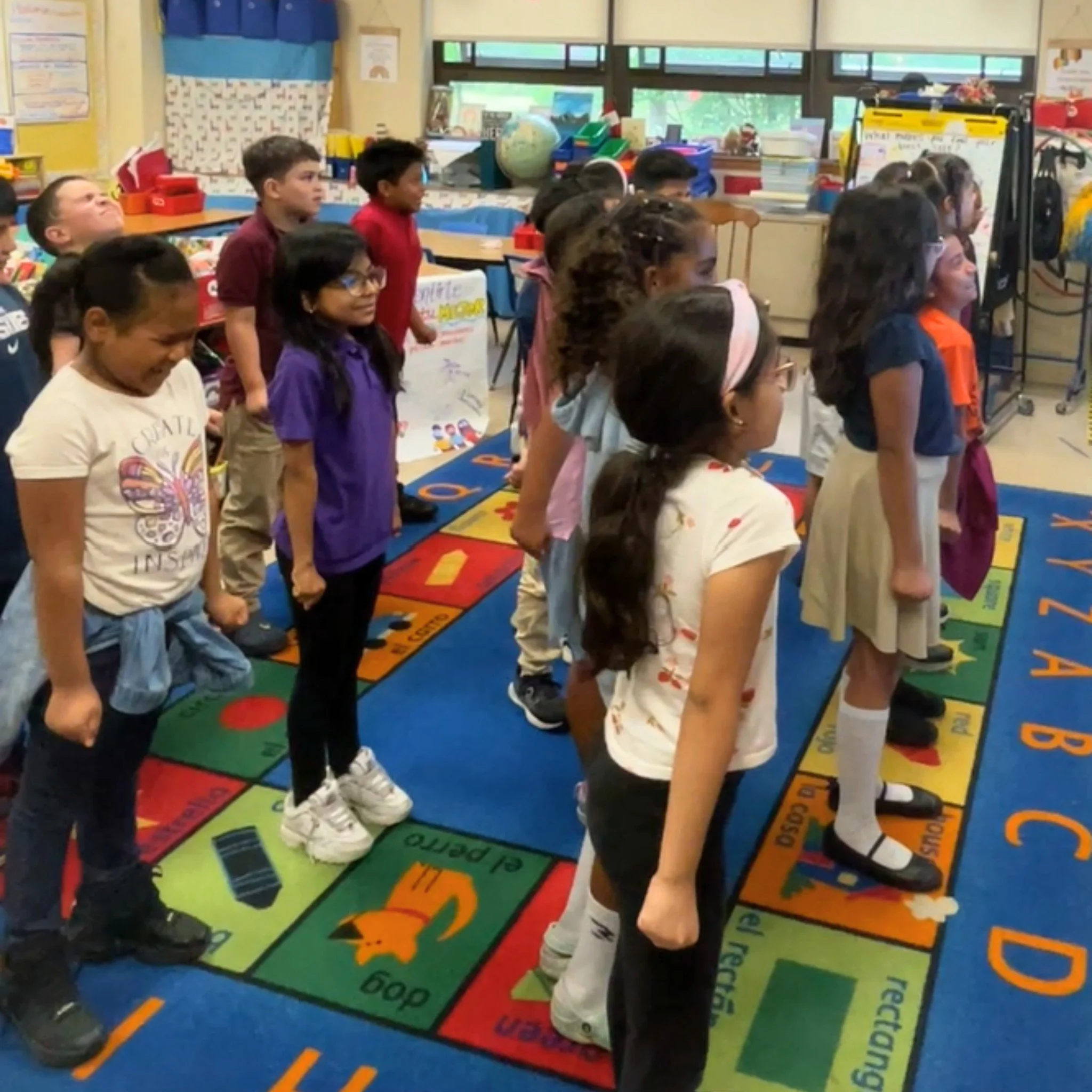 Ground It Down is &quot;grounded&quot; (pun intended) in evidence-based Progressive Muscle Relaxation, where you tense and release muscle groups to settle your body and let go of those heavy feelings. 

Here are some of our North Windham friends prac