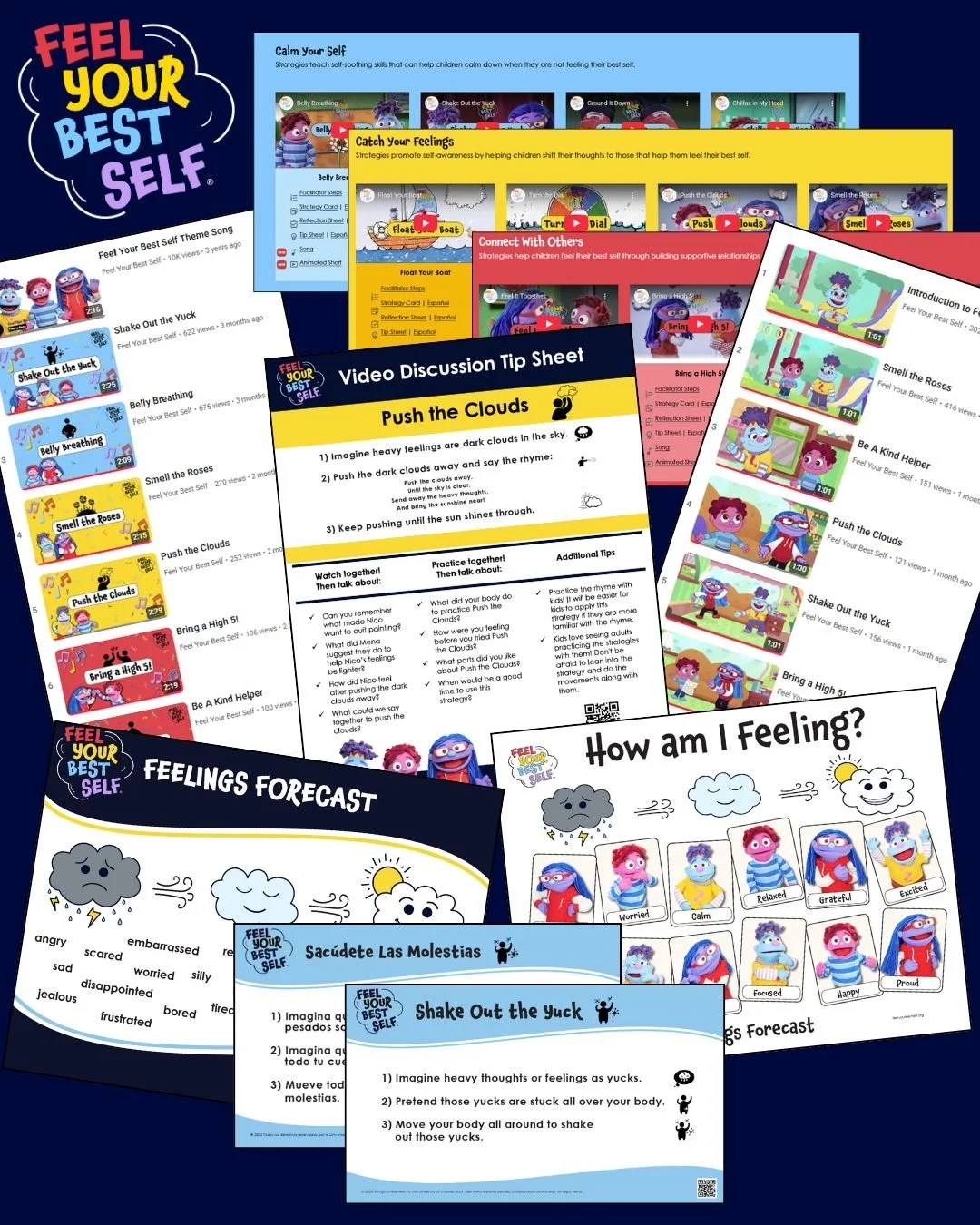 ✅ Feel Your Best Self (FYBS) is an award-winning toolkit that brings credibility, accessibility, creativity, and joy to learning about emotions and emotion-coping strategies!

✅The FYBS toolkit includes multiple components that are freely accessible 