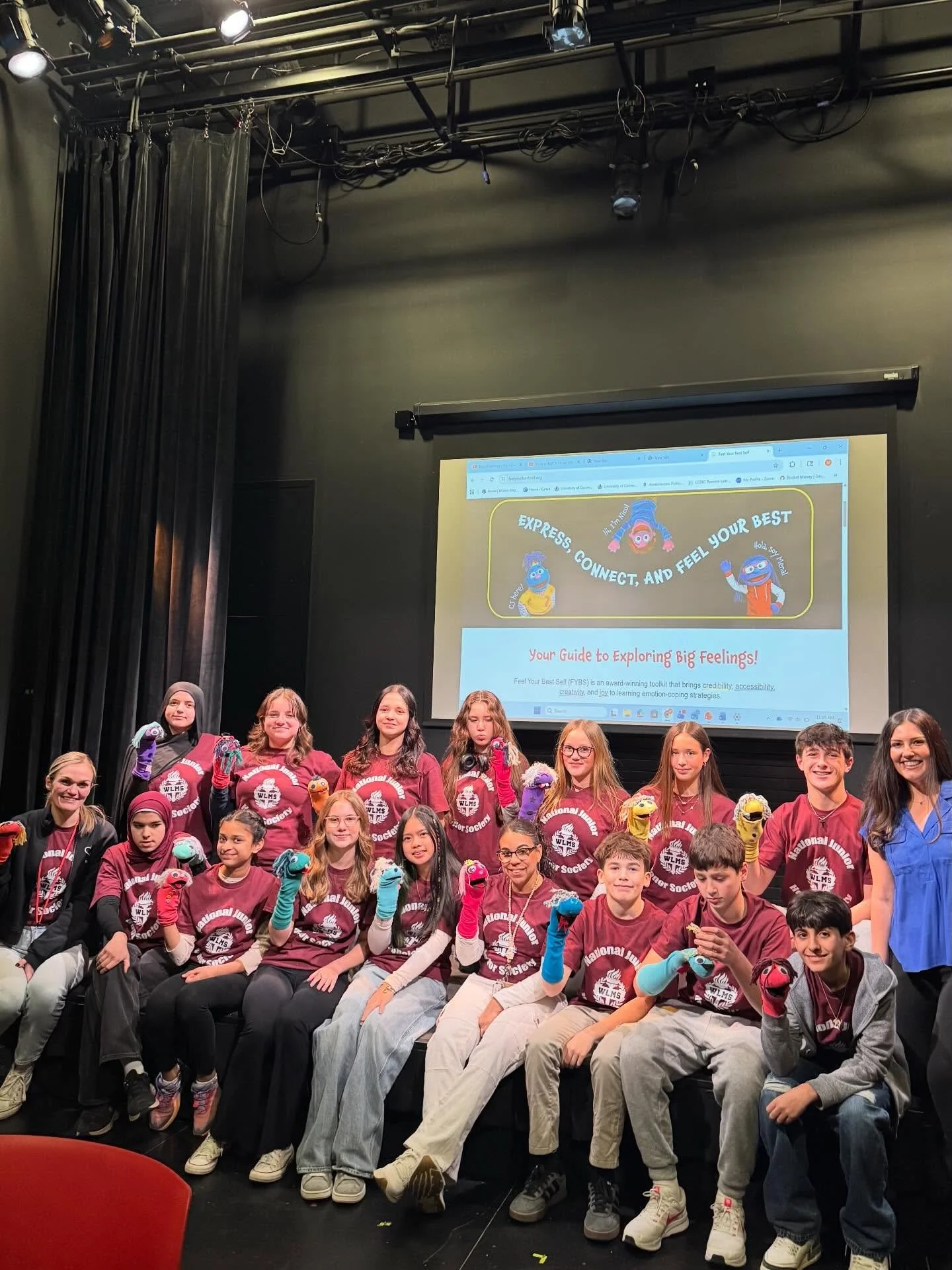 We loved welcoming the Windsor Locks Middle School National Honor Society to the @ballardinstitute for a special field trip all about Feel Your Best Self.

Students explored how the FYBS toolkit can be adapted for younger ages, practiced the strategi
