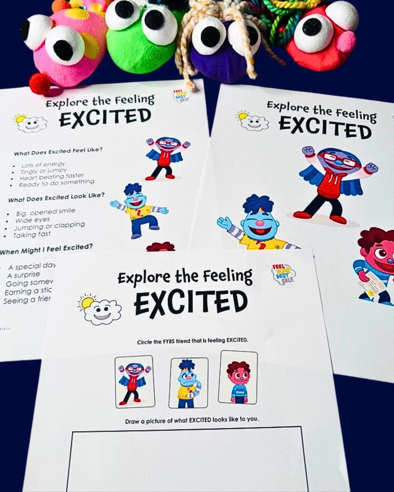 You can't navigate feelings you can't name.🧩

Our new Explore the Feelings worksheets use visuals and reflections so kids practice identifying what emotions look and feel like! Download via the 🔗 in our story. 

#feelyourbestself #SELResources #tea