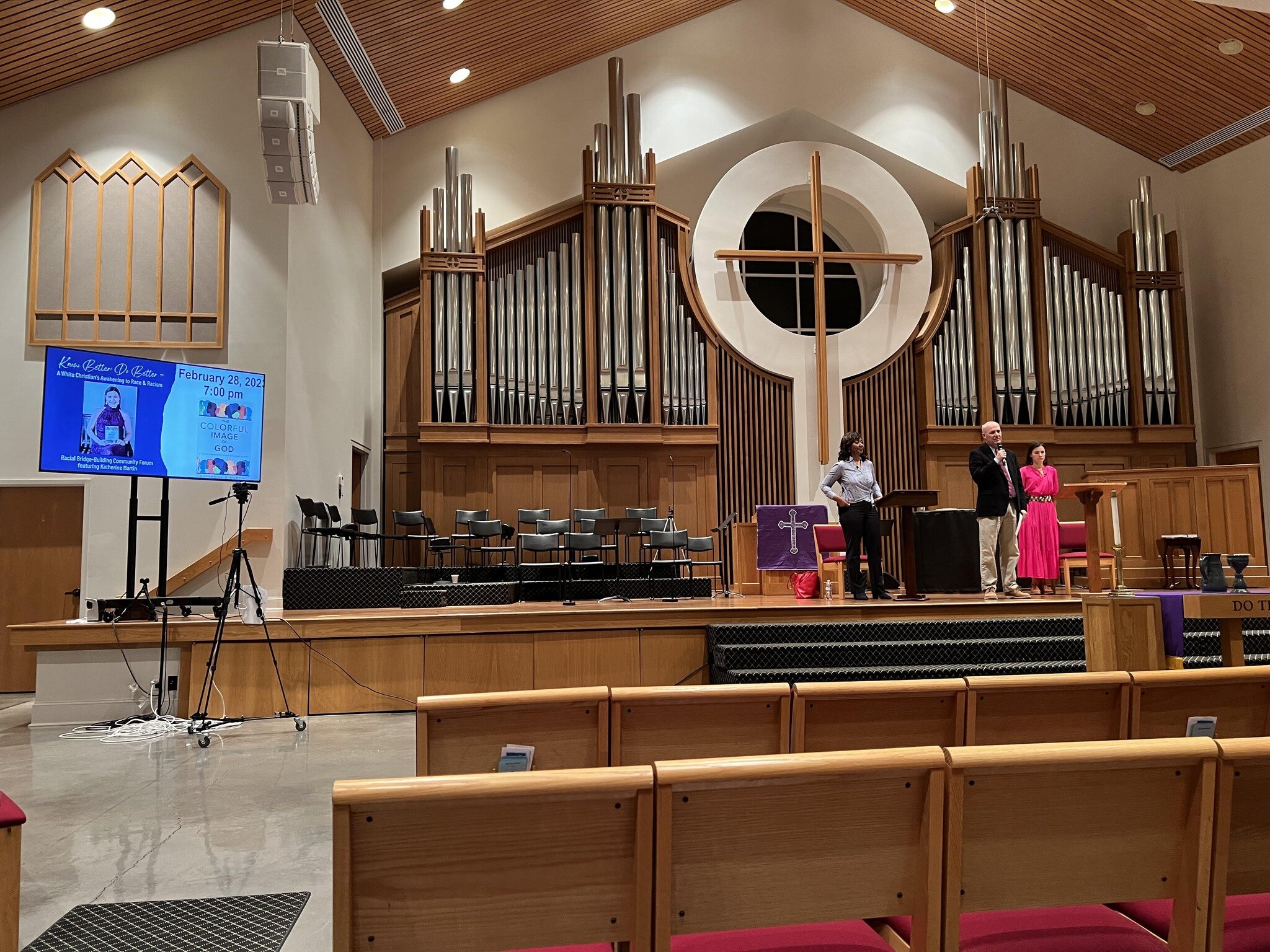 Last week I had the privilege of attending a Racial Bridge Building presentation with Katherine Martin, Local Author of The Colorful Image of God. Several area churches host these compelling talks twice a year. I always leave with helpful insight and