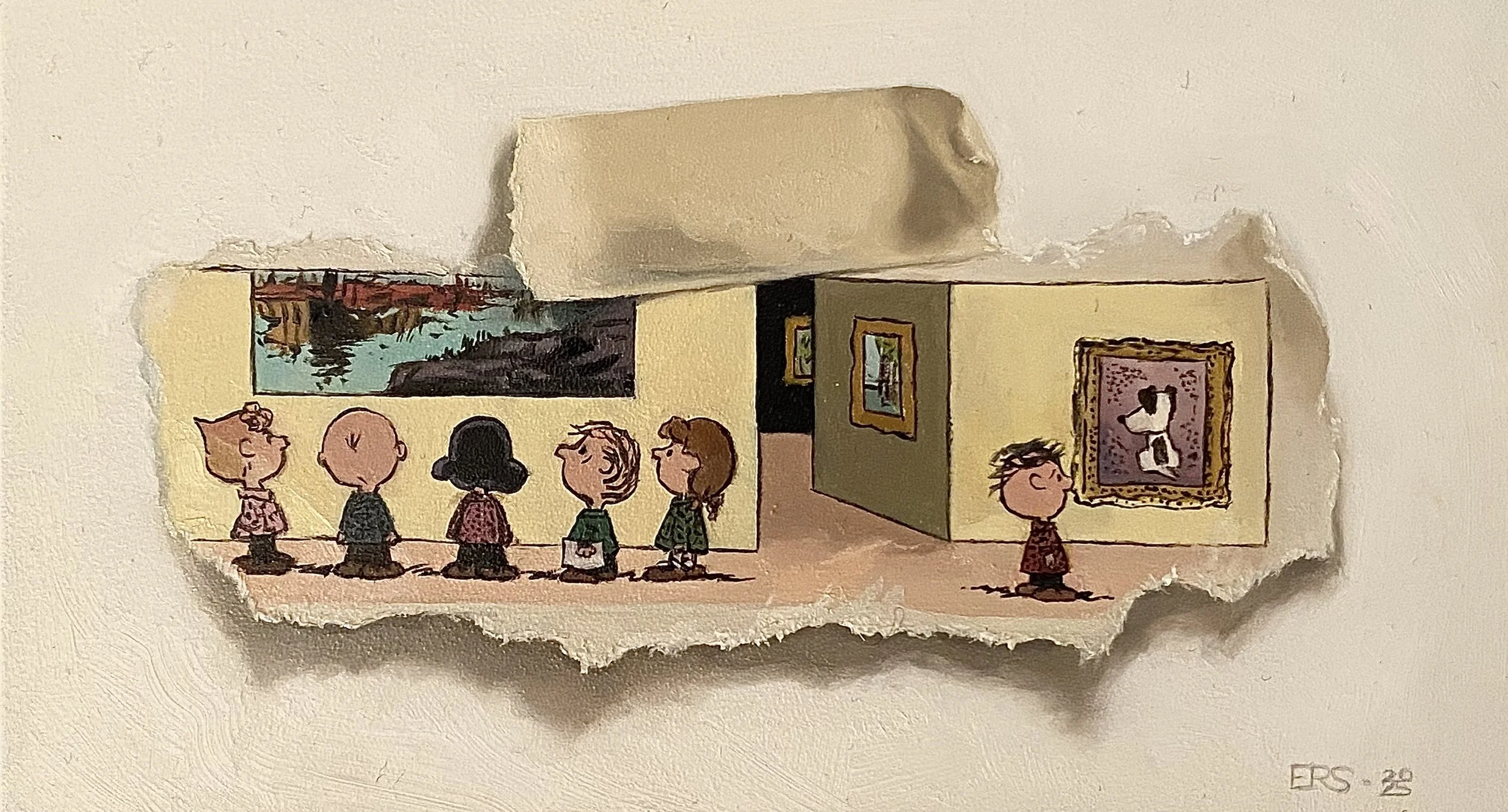 At The Museum,19x11cm, $250