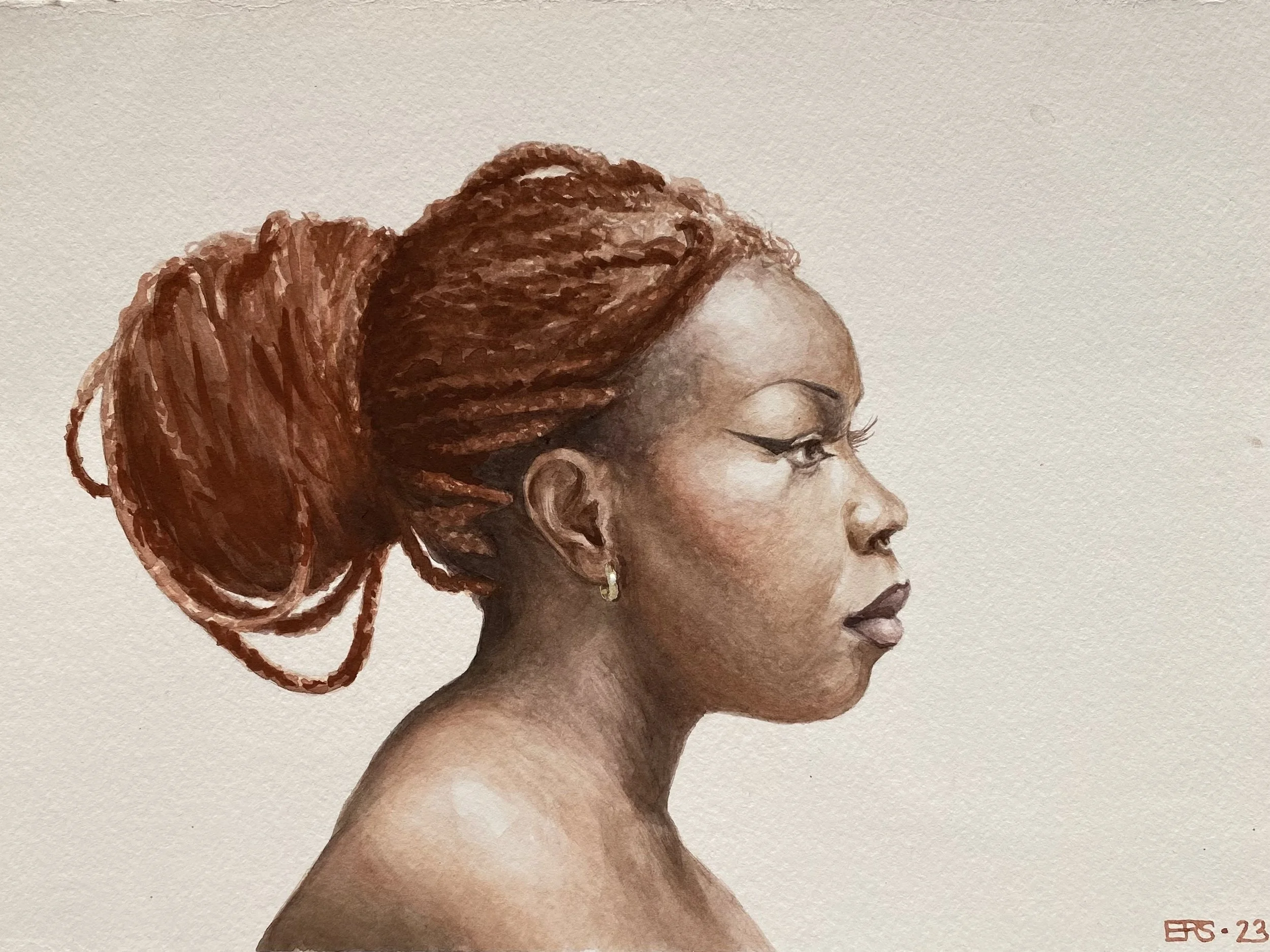 Profile of Alek, 20x28cm 🔴